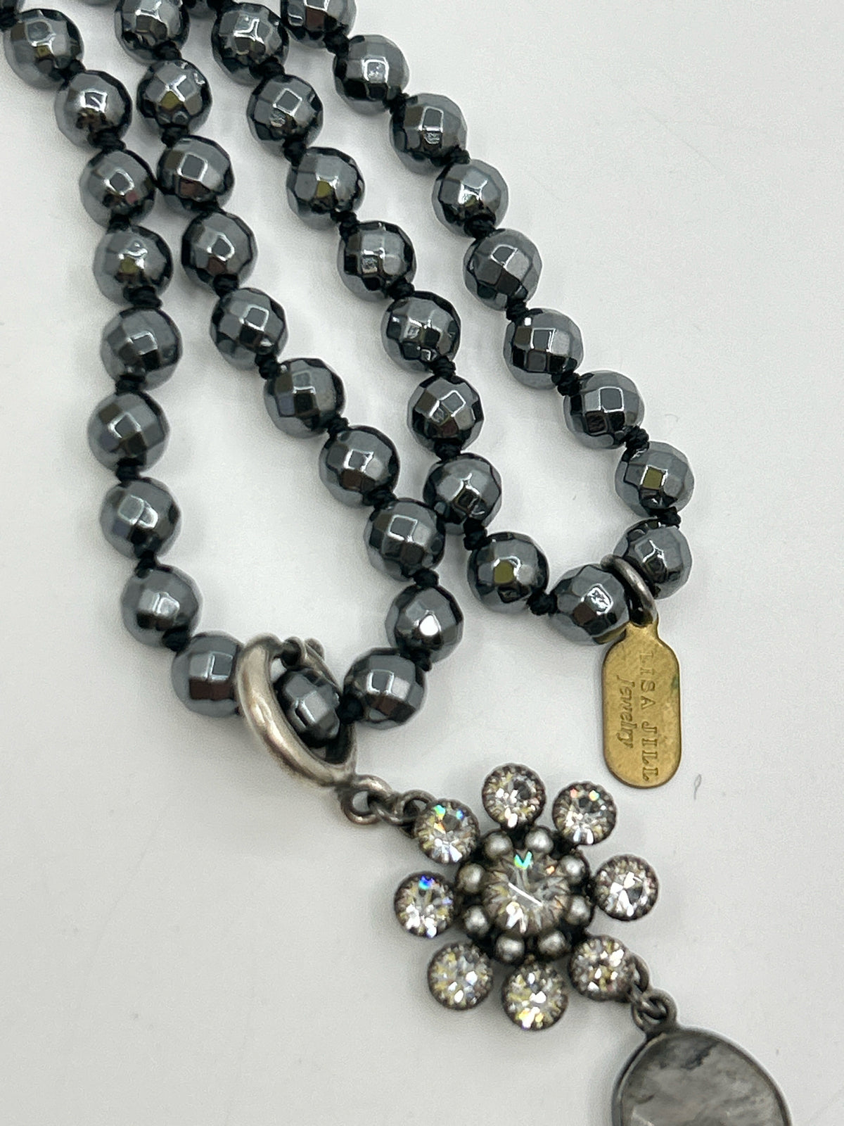 Lisa Jill Jewelry Grey Necklace