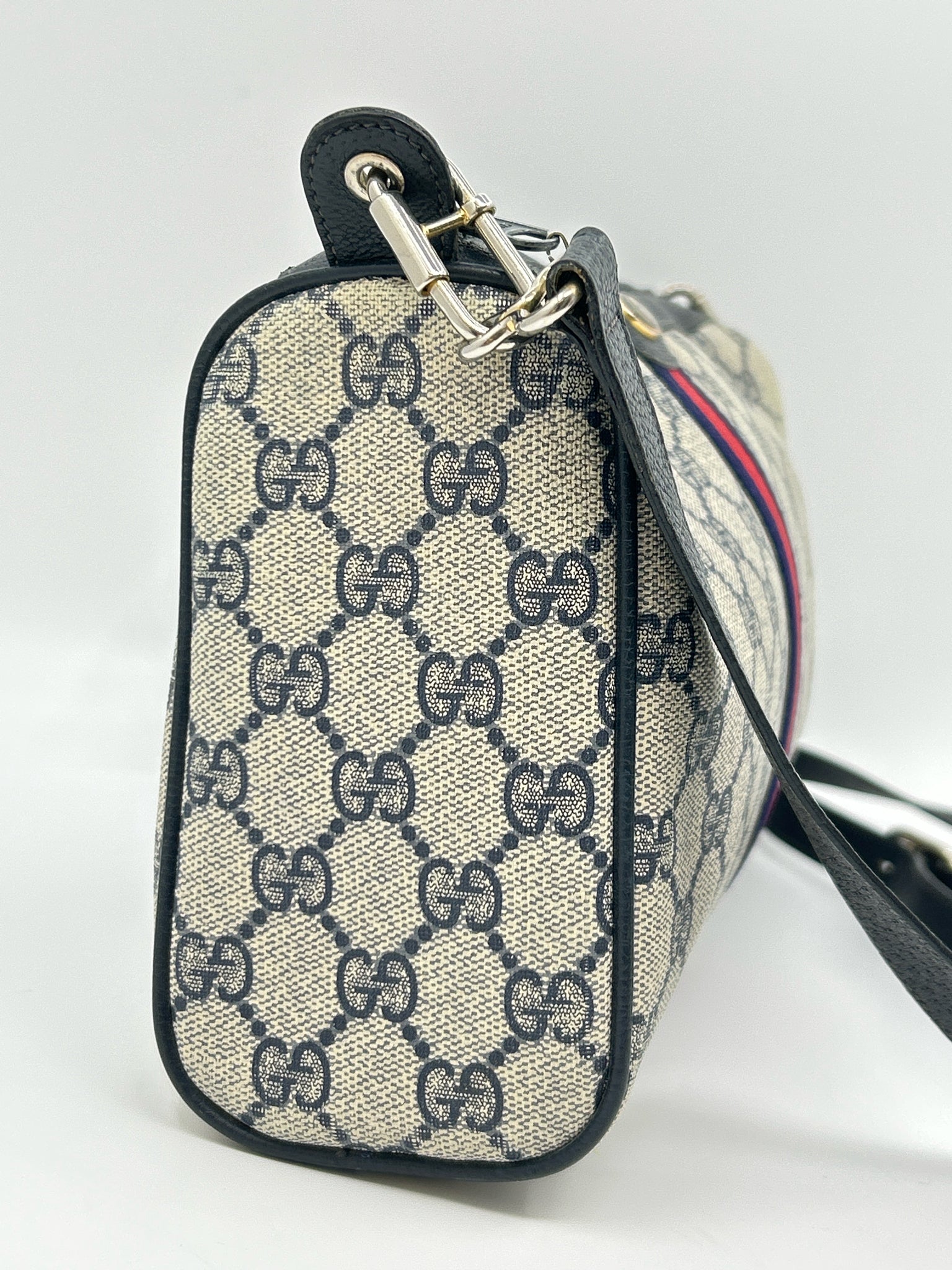 GUCCI Blue Monogram Women Purse