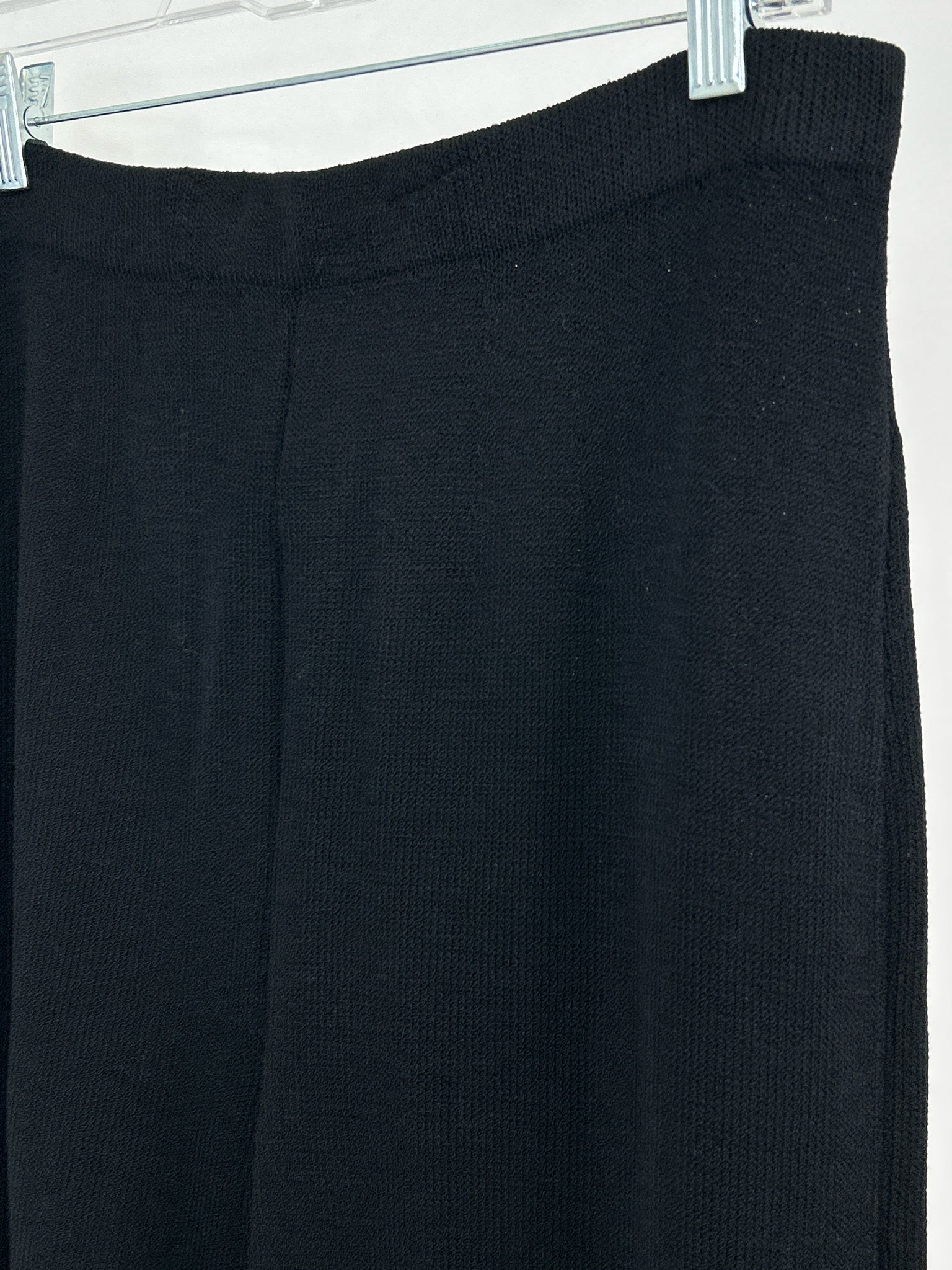 ST JOHN BASICS Size 12 Black Women Pants