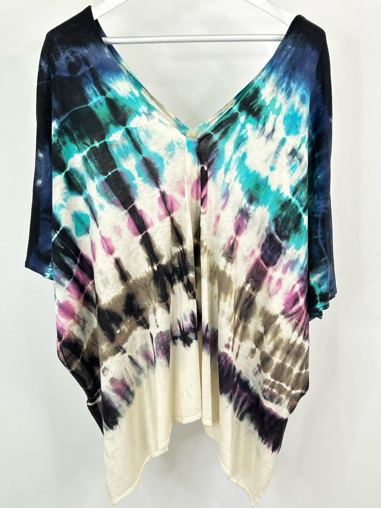 ZOE COUTURE COLLECTION Size S/P Navy Print Women Sweater