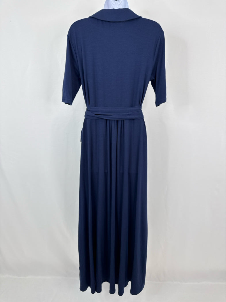 QUINCE Size L Navy Women Dress