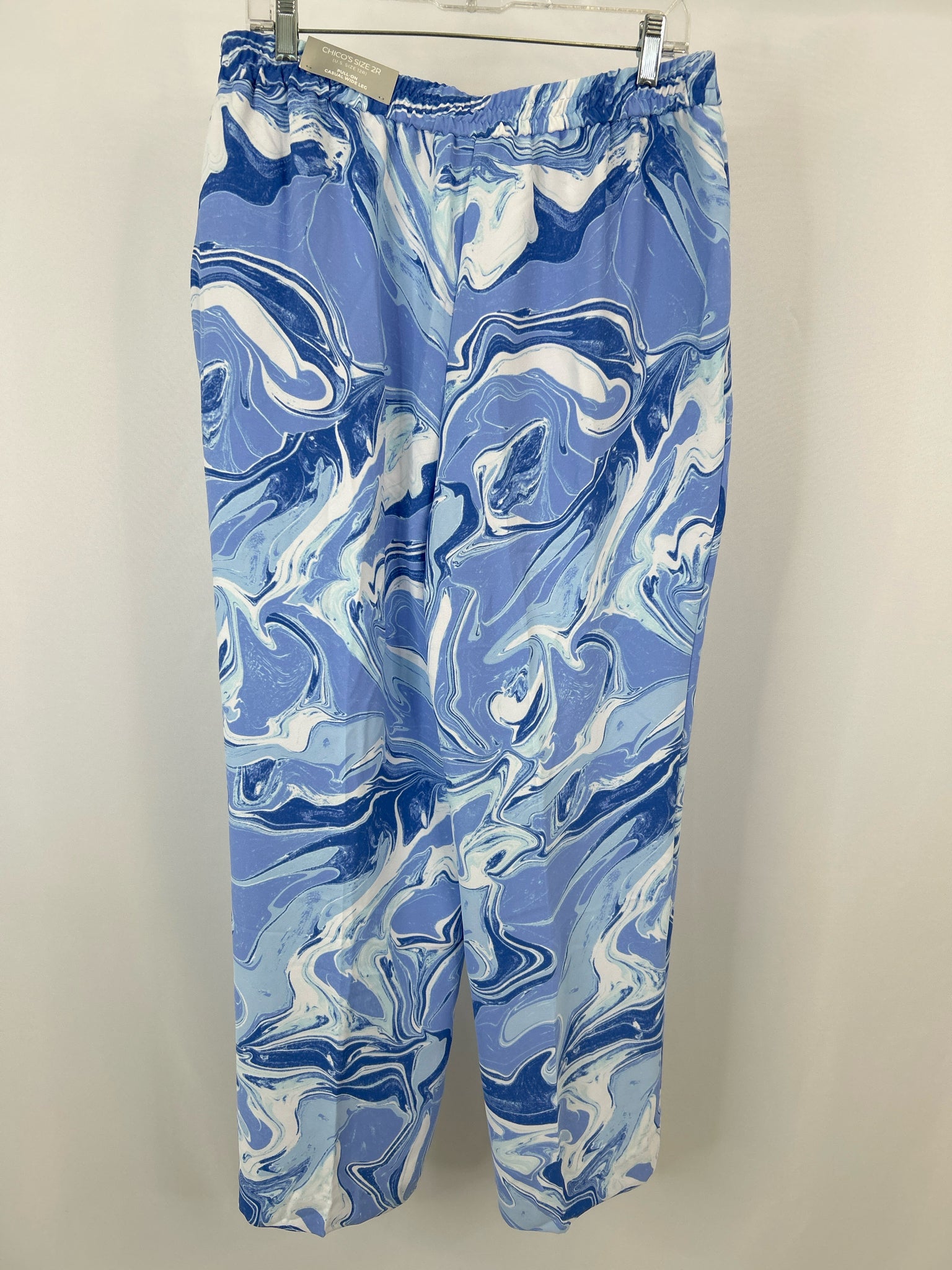 CHICO'S Size 12R Blue Women Pants