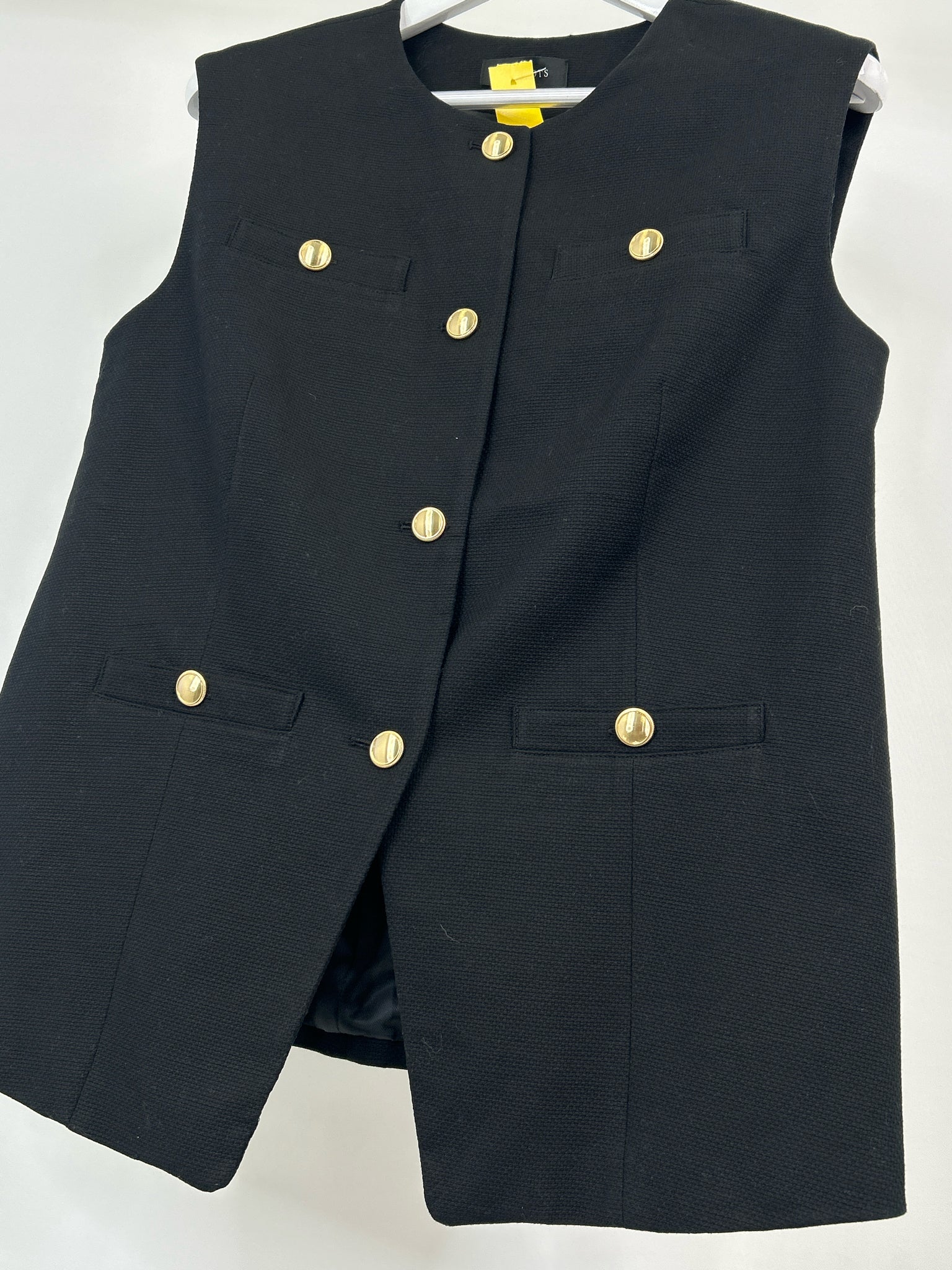 TALBOTS Size 10 Black Women Vest