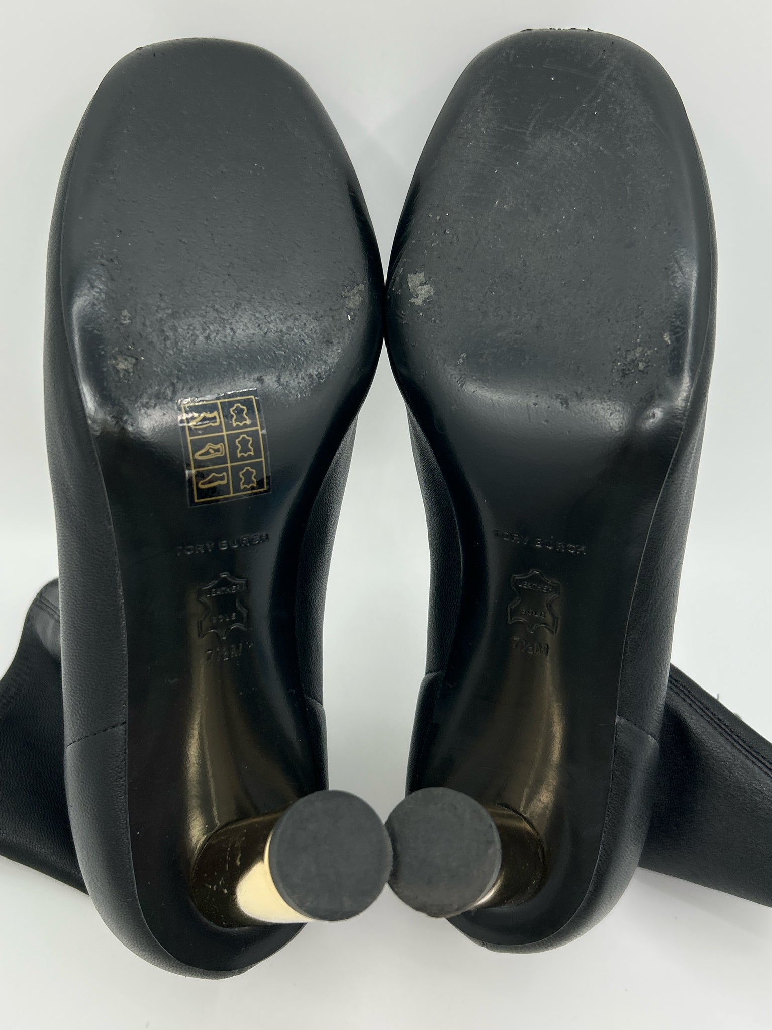 TORY BURCH Size 7.5 Black Women Booties