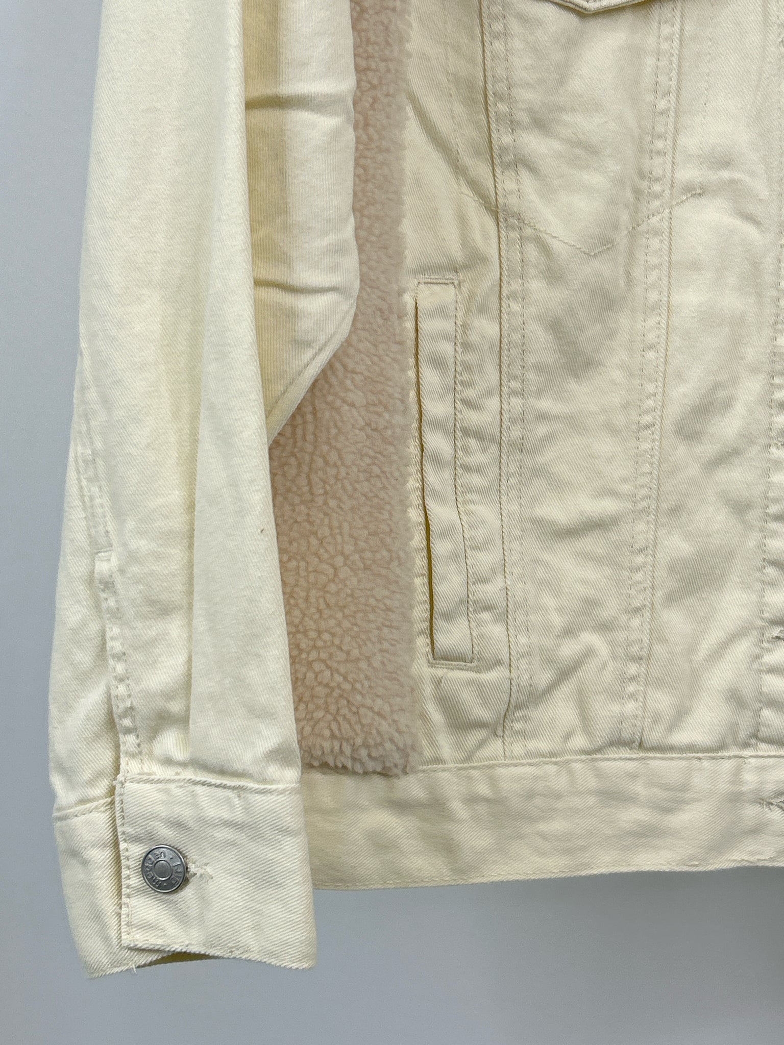 MADDEN GIRL Size S Cream Women Jacket