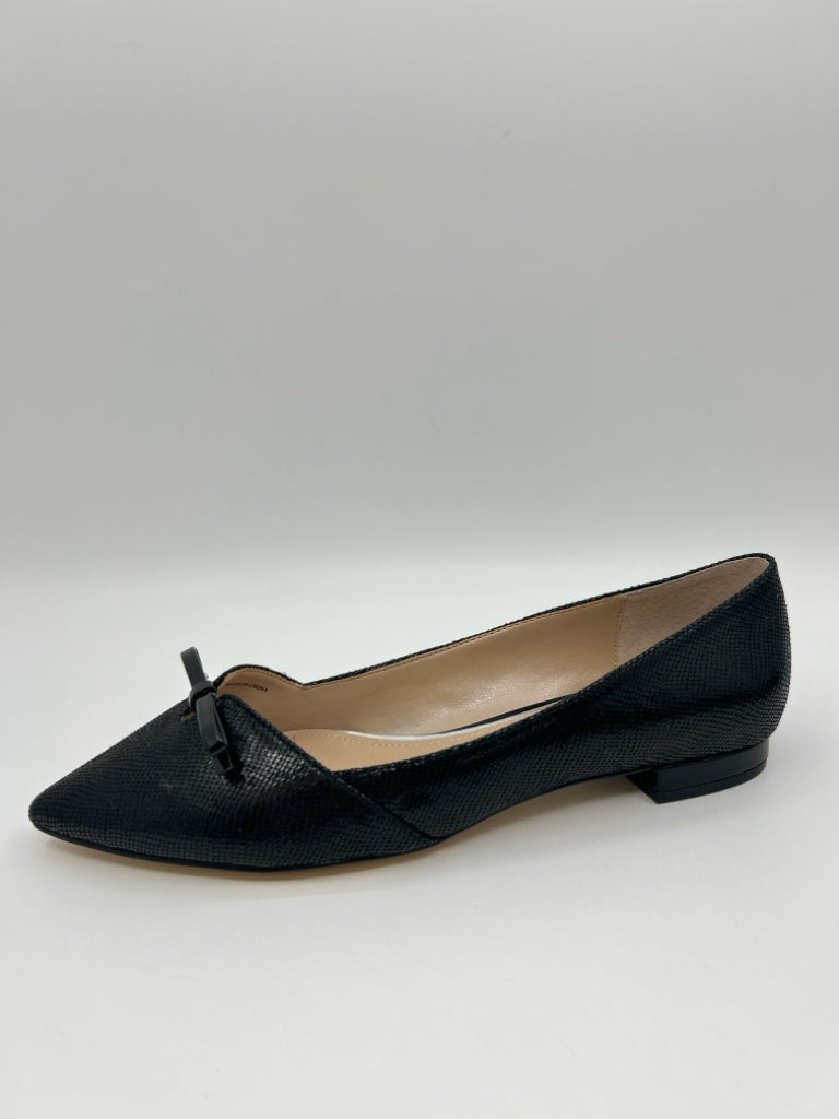 White House Black Market Women Size 8.5 Black Flats