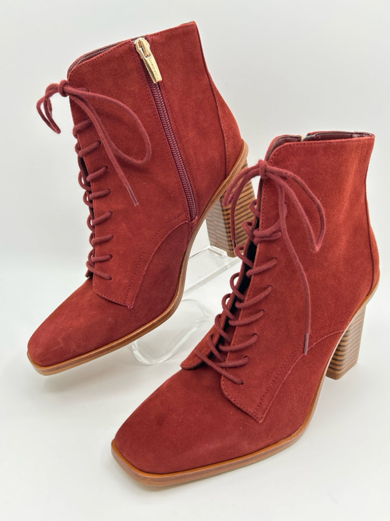 VINCE CAMUTO Women Size 10M Rust  Booties NWOB