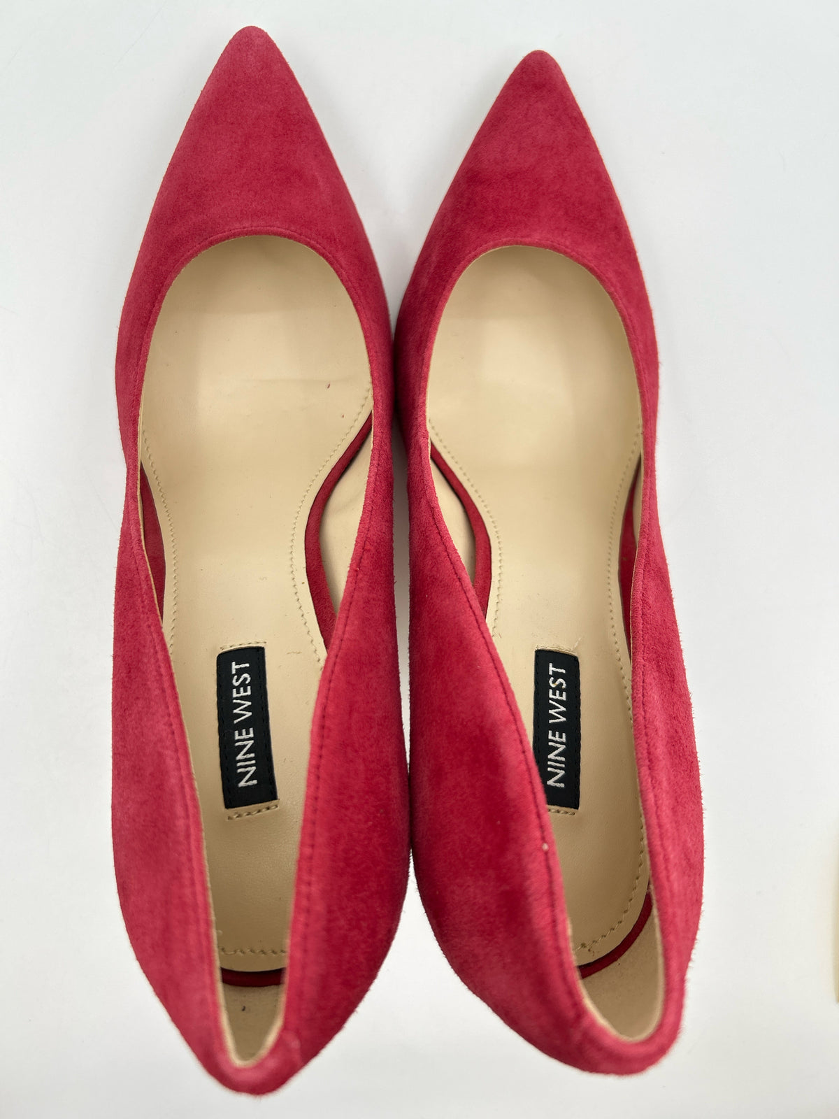 NINE WEST Size 10.5M Red Women Pumps