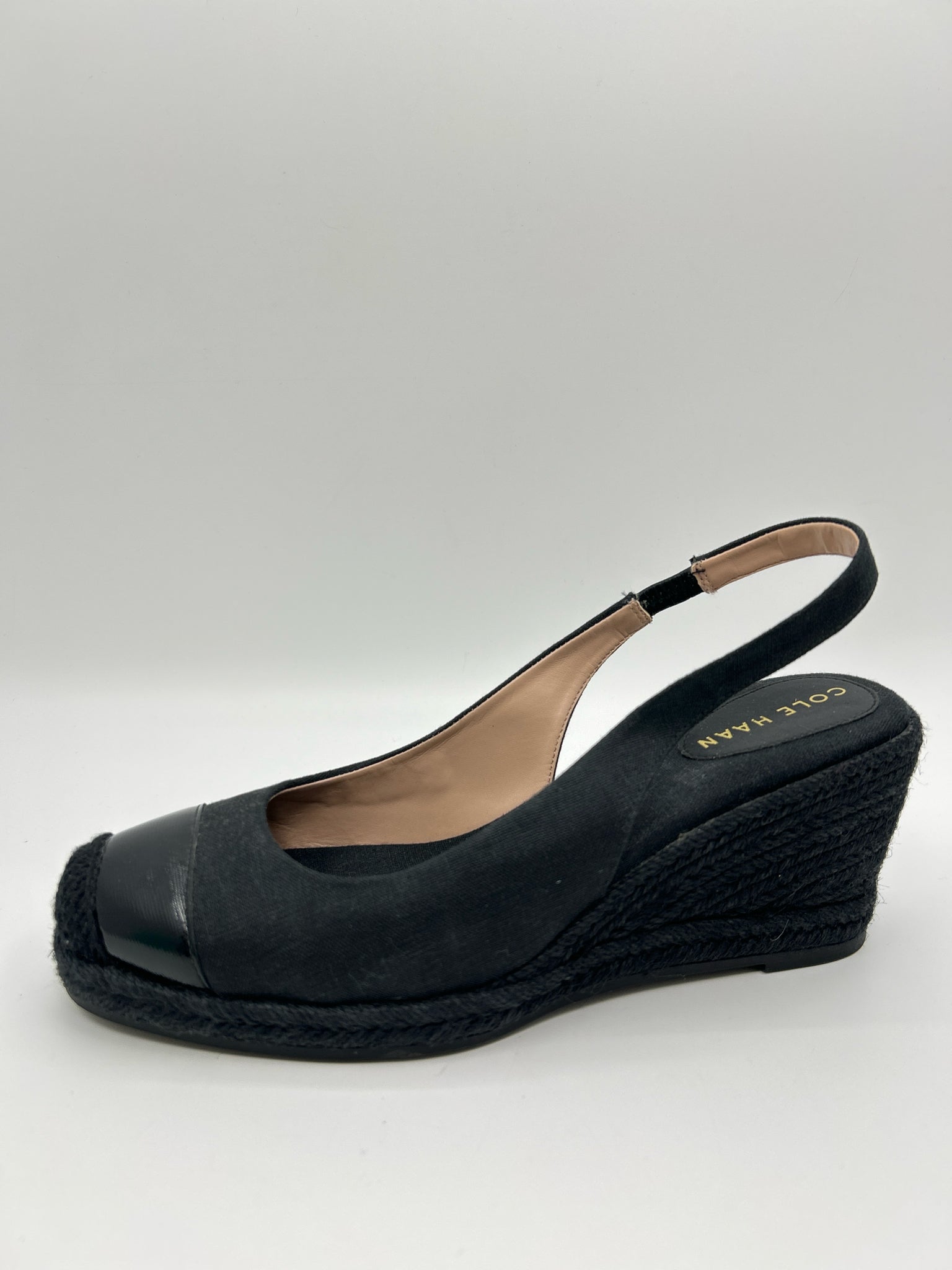 COLE HAAN Size 9B Black Women Sandal