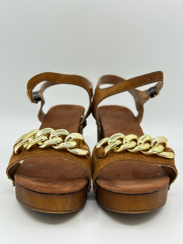 BELLA VITA Size 9.5W COGNAC Women's Sandal