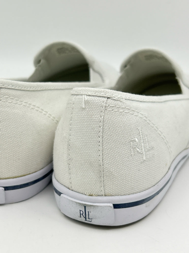 Lauren Ralph Lauren Size 9.5B White Sneakers