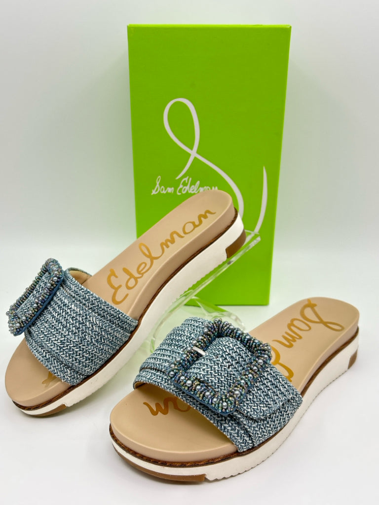 SAM EDELMAN Size 7M Blue Women's Sandal