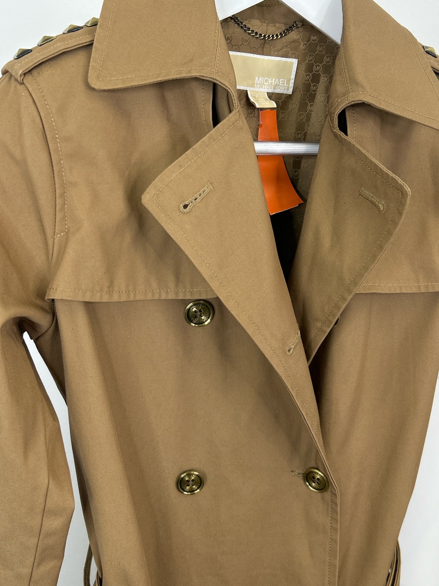 MICHAEL MICHAEL KORS Size XS KHAKI Women Coat