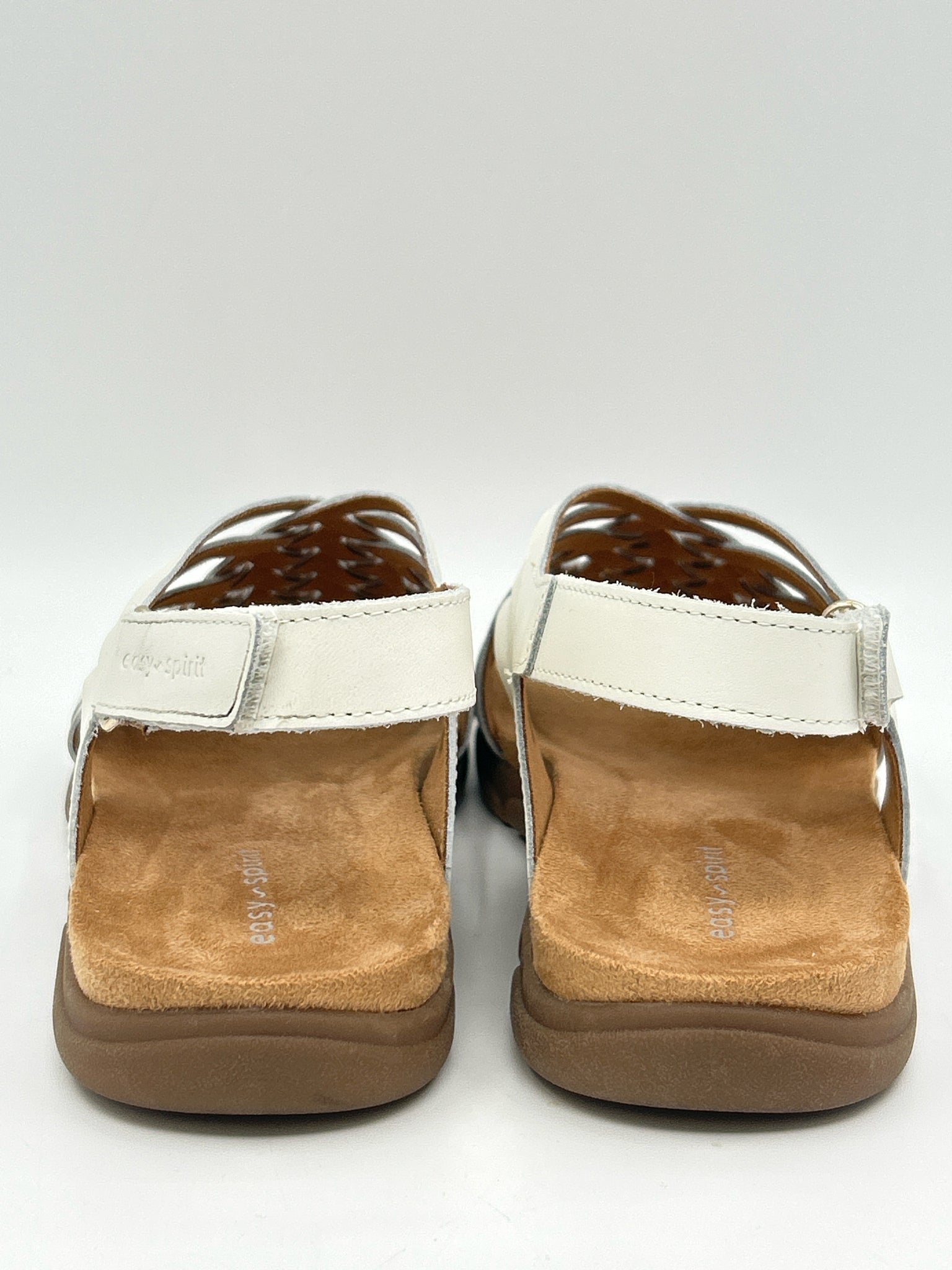 EASY SPIRIT Size 8.5M White Women Sandal