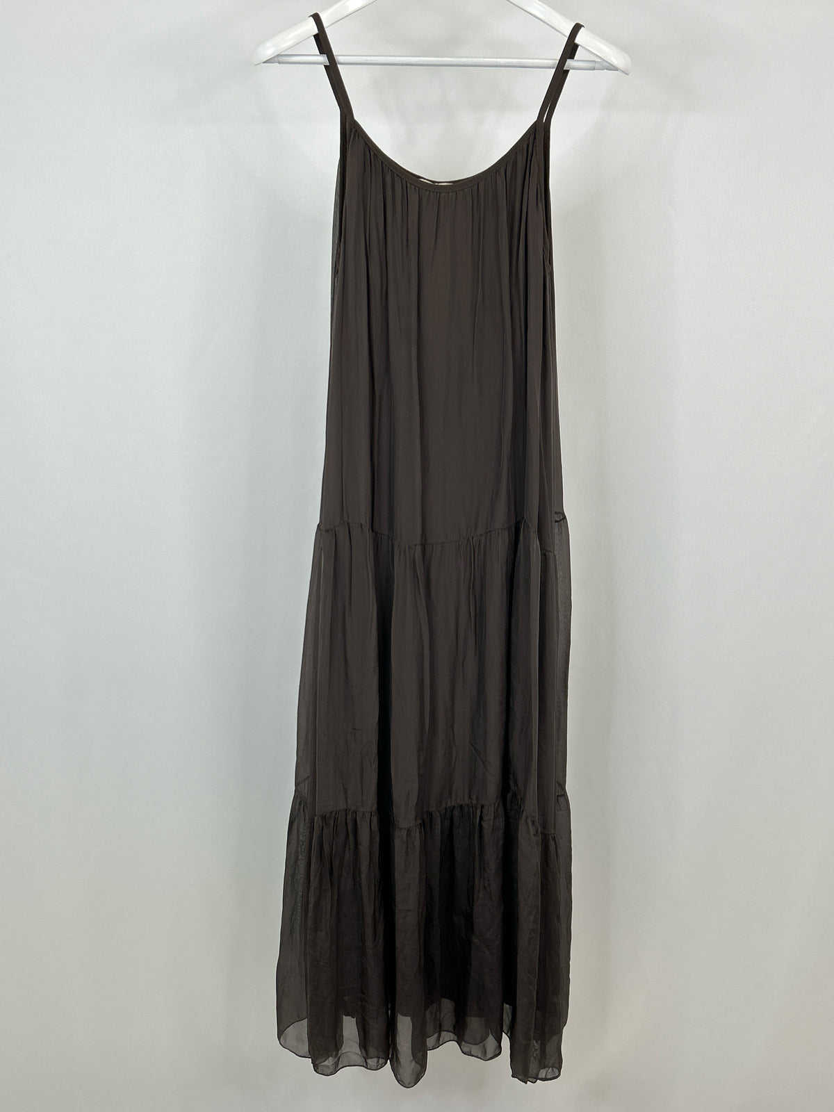BELLAMBIA Size L CHOCOLATE Women Dress