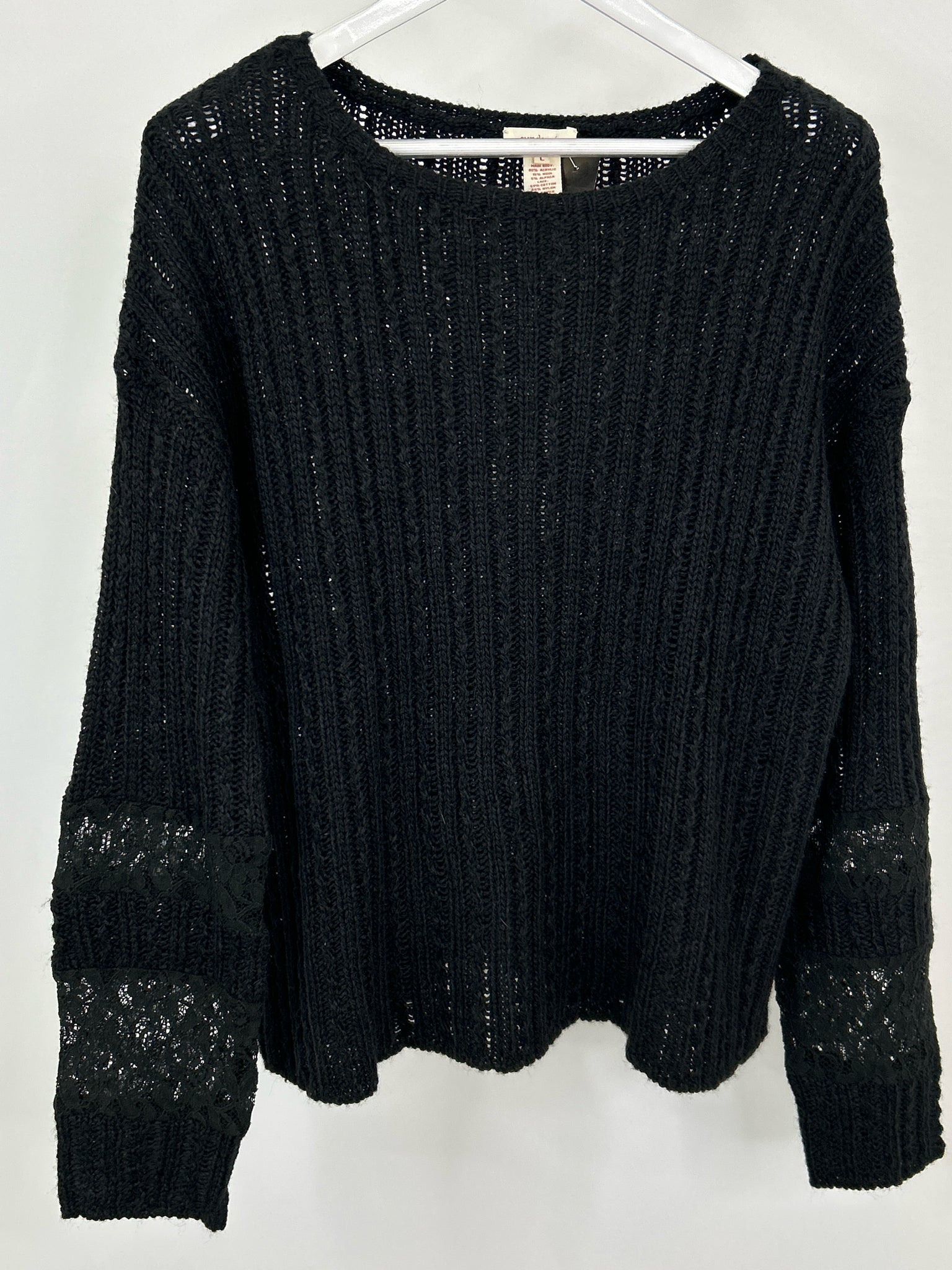 SUNDANCE Size L Black Women Sweater