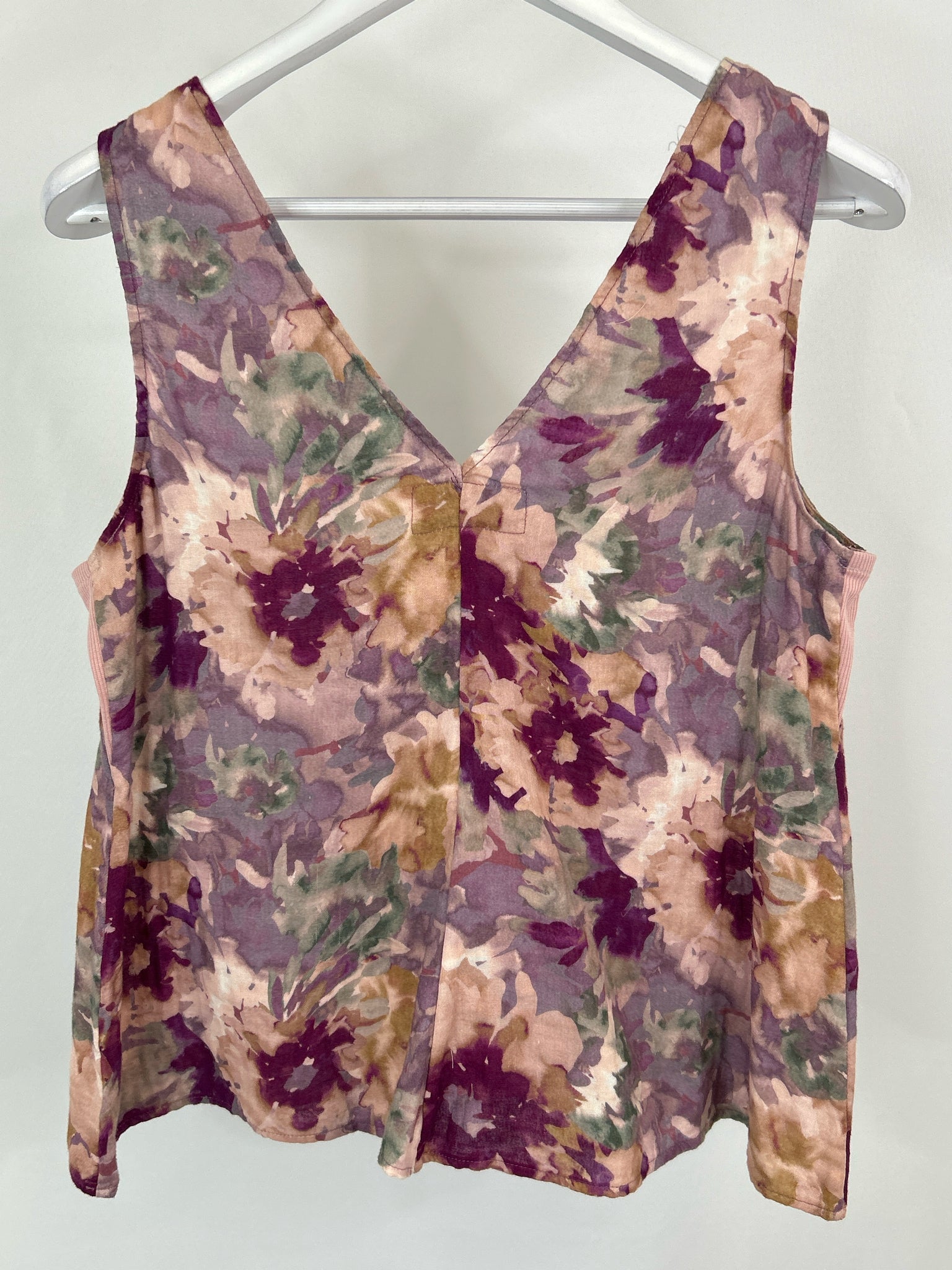 JOHNNY WAS Size S Purple Print Women Top