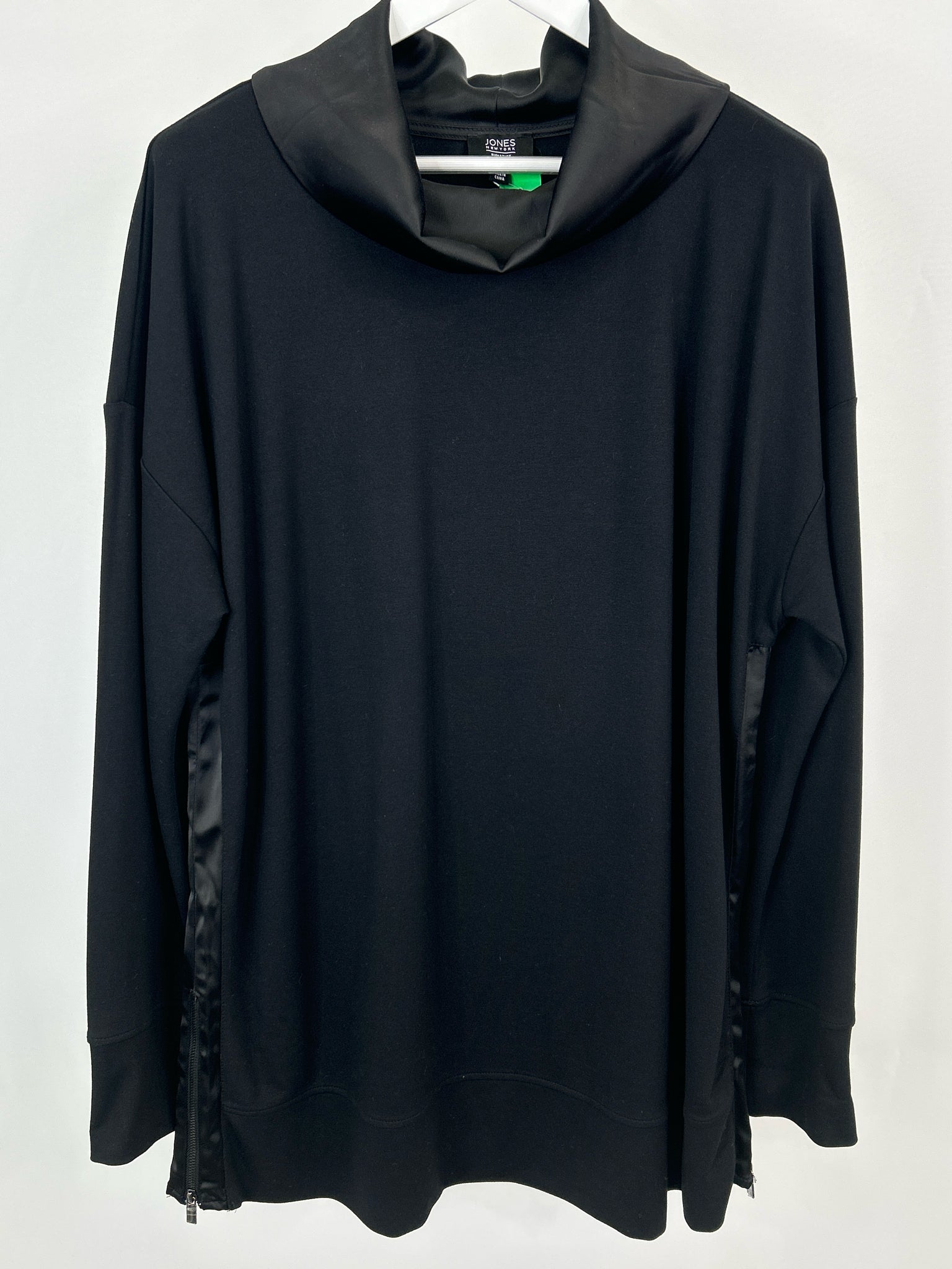 Sympli Size XL Black Women Tunic