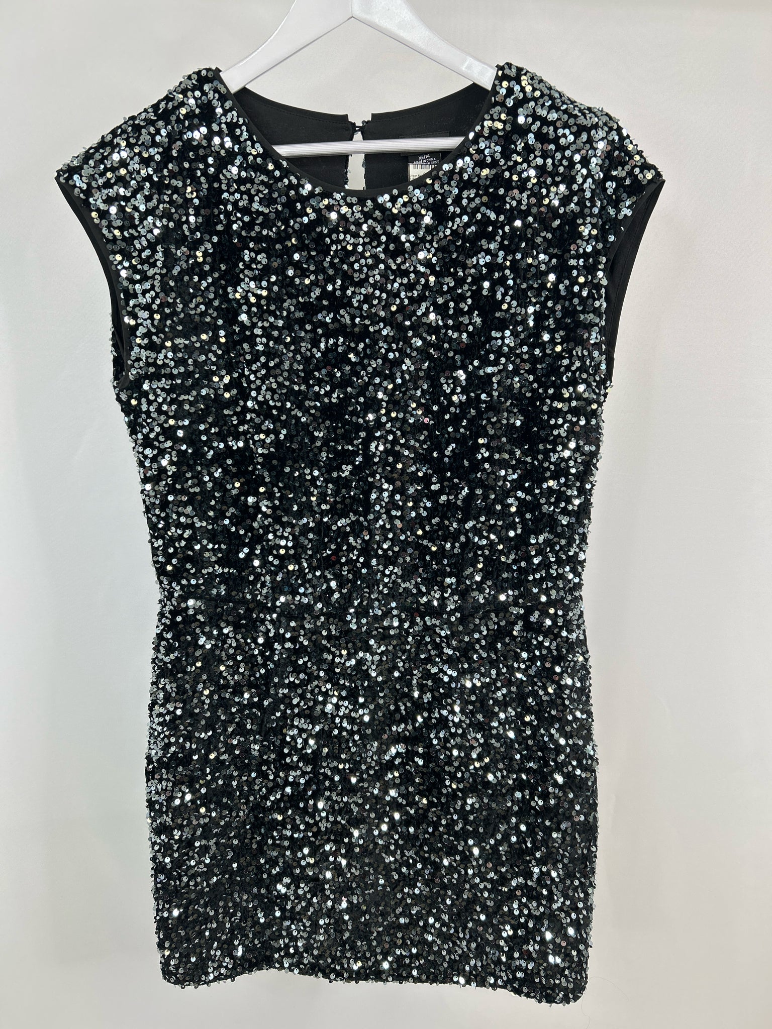 CITY CHIC Size 14 Black and Silver Women Dress