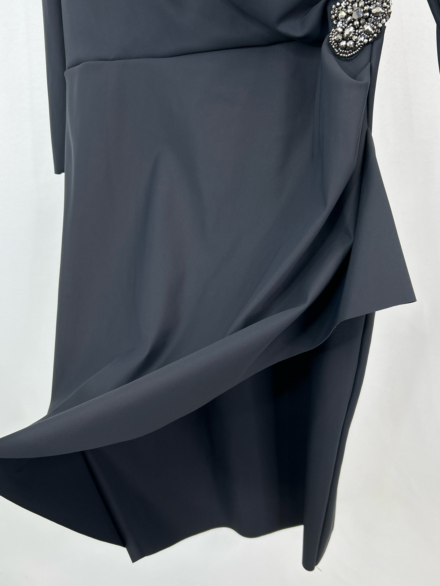 ALEX EVENINGS Size 16 Charcoal Women Dress