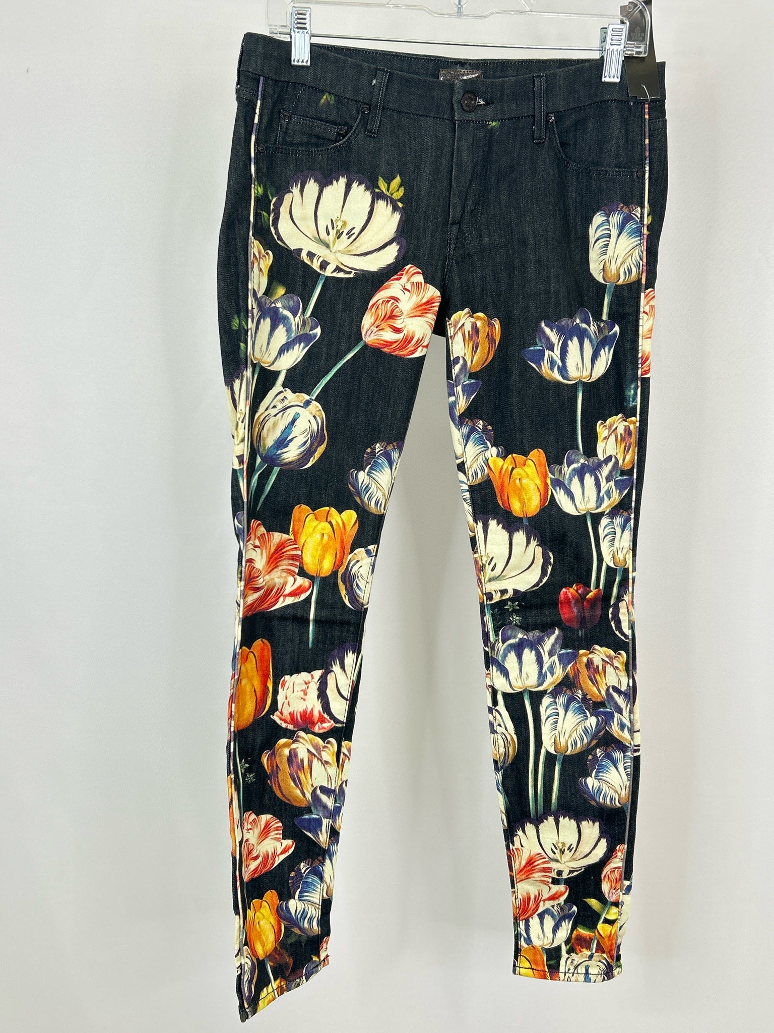 MOTHER Size 27/4 Black Print Women jeans