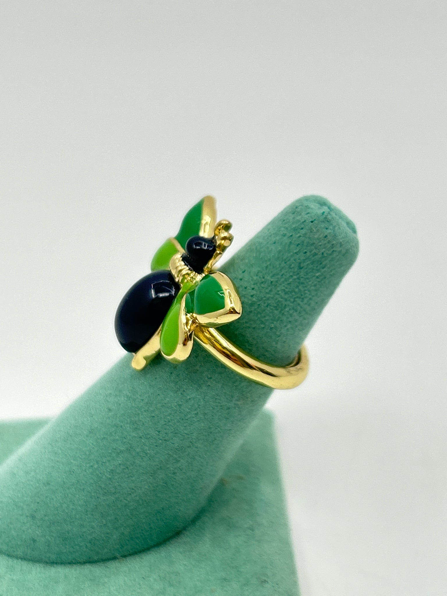 LILLY PULITZER Gold & Green Ring