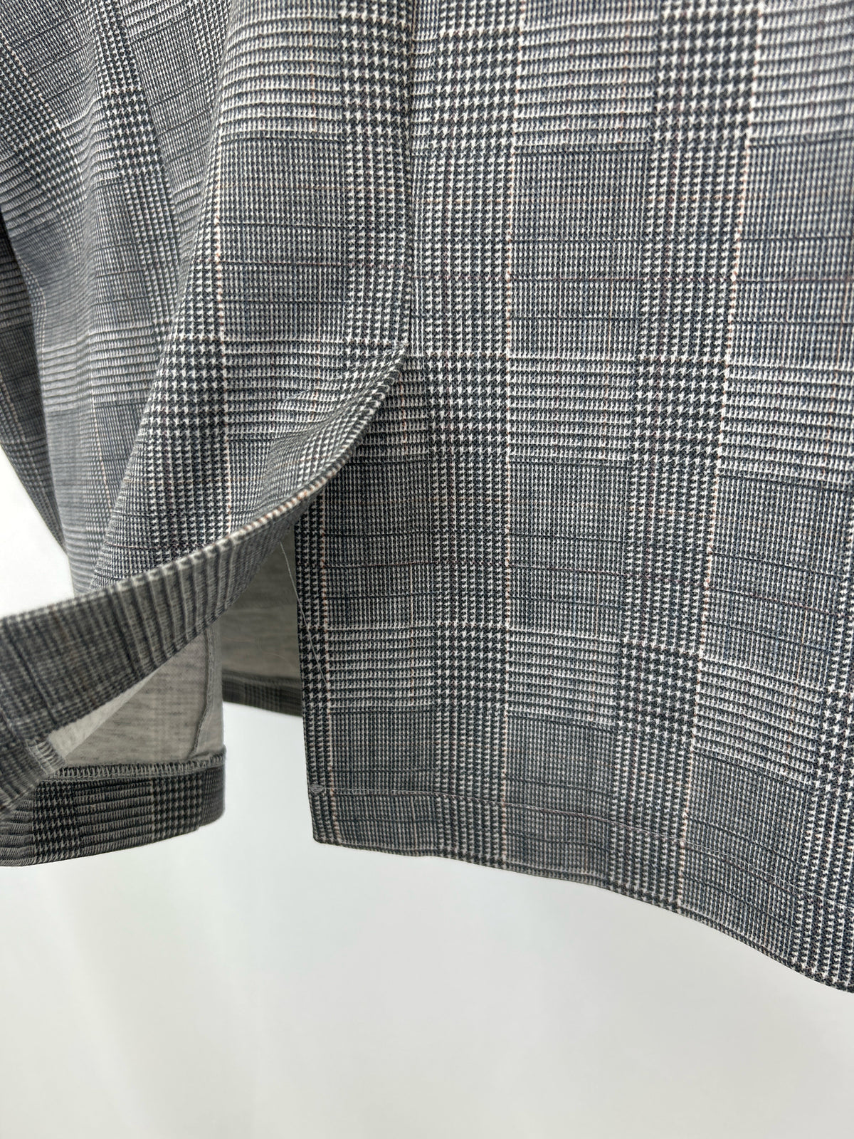 TAHARI Size XL Grey & White Women Jacket