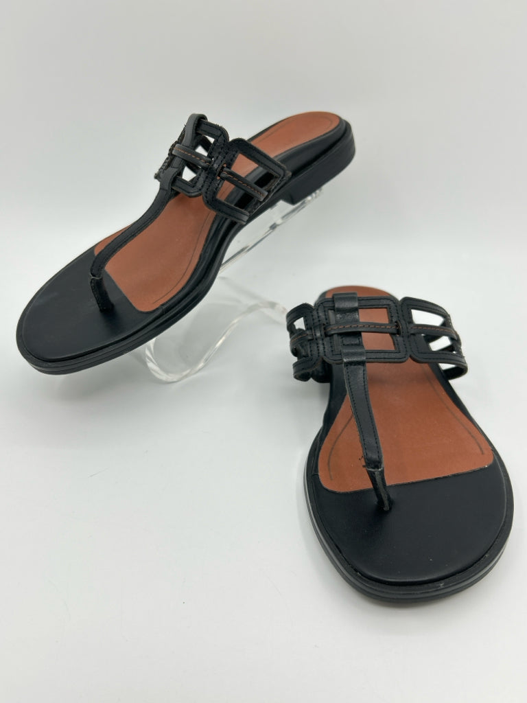 VIONIC Size 7 Black Women's Sandal