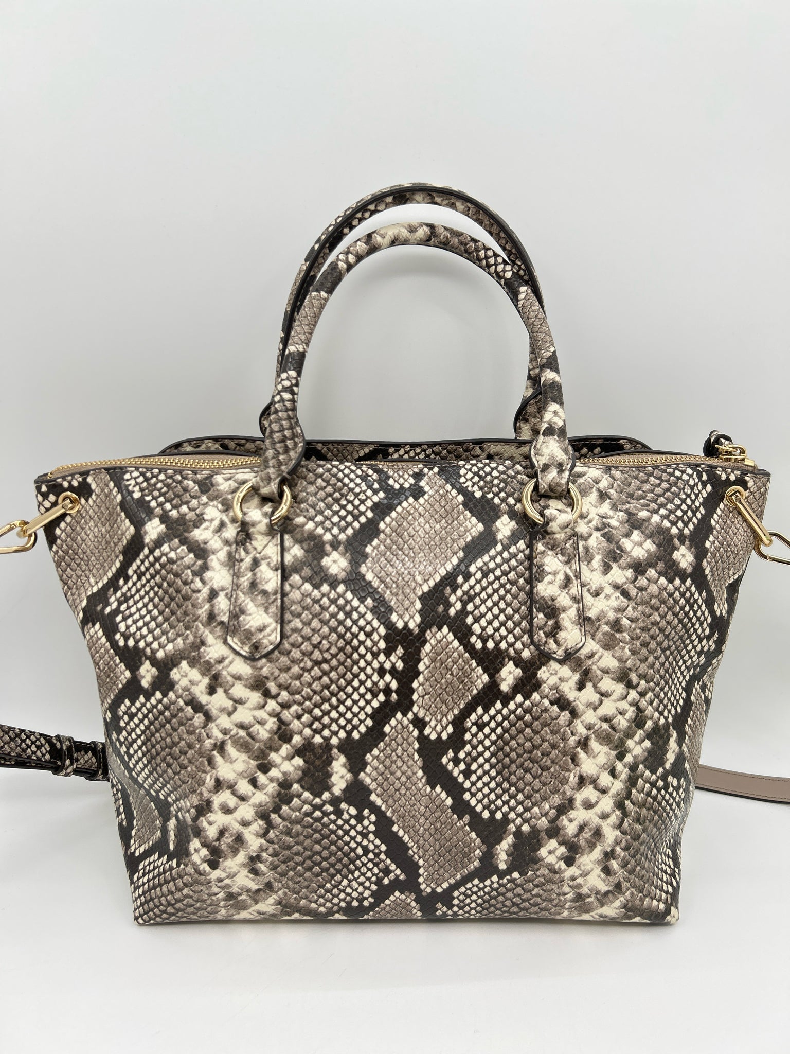 MICHAEL KORS Taupe and black Women Purse