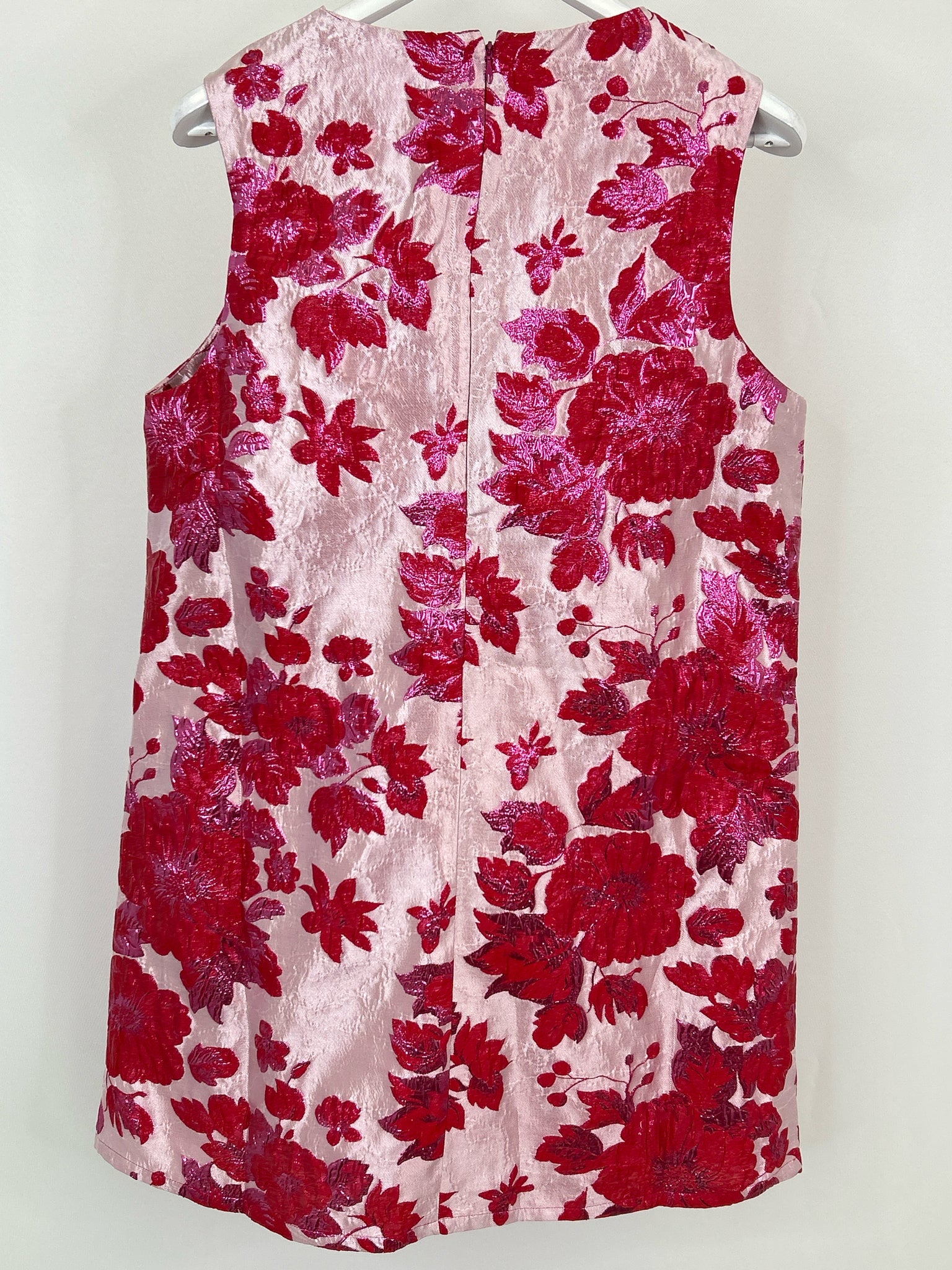 FRANCES VALENTINE Size L Pink and Red Women Dress