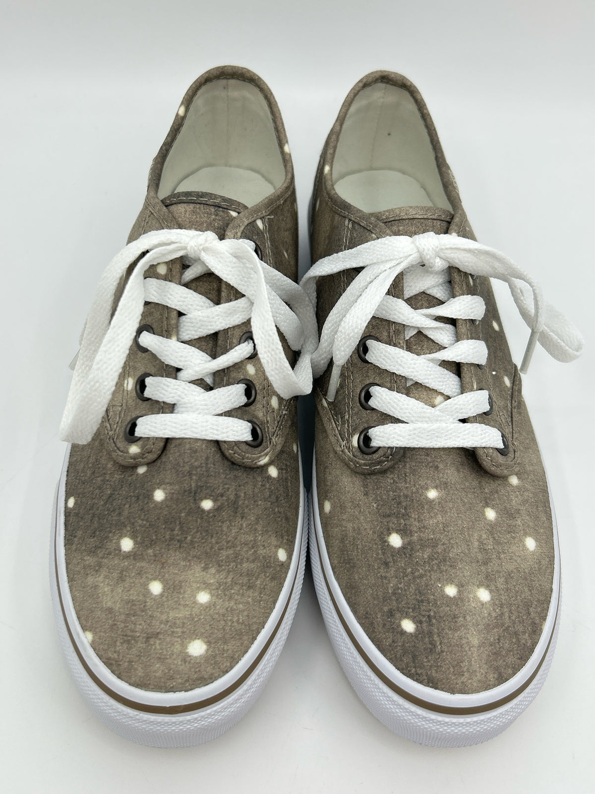 VANS Size 9 Gray print Women Sneakers