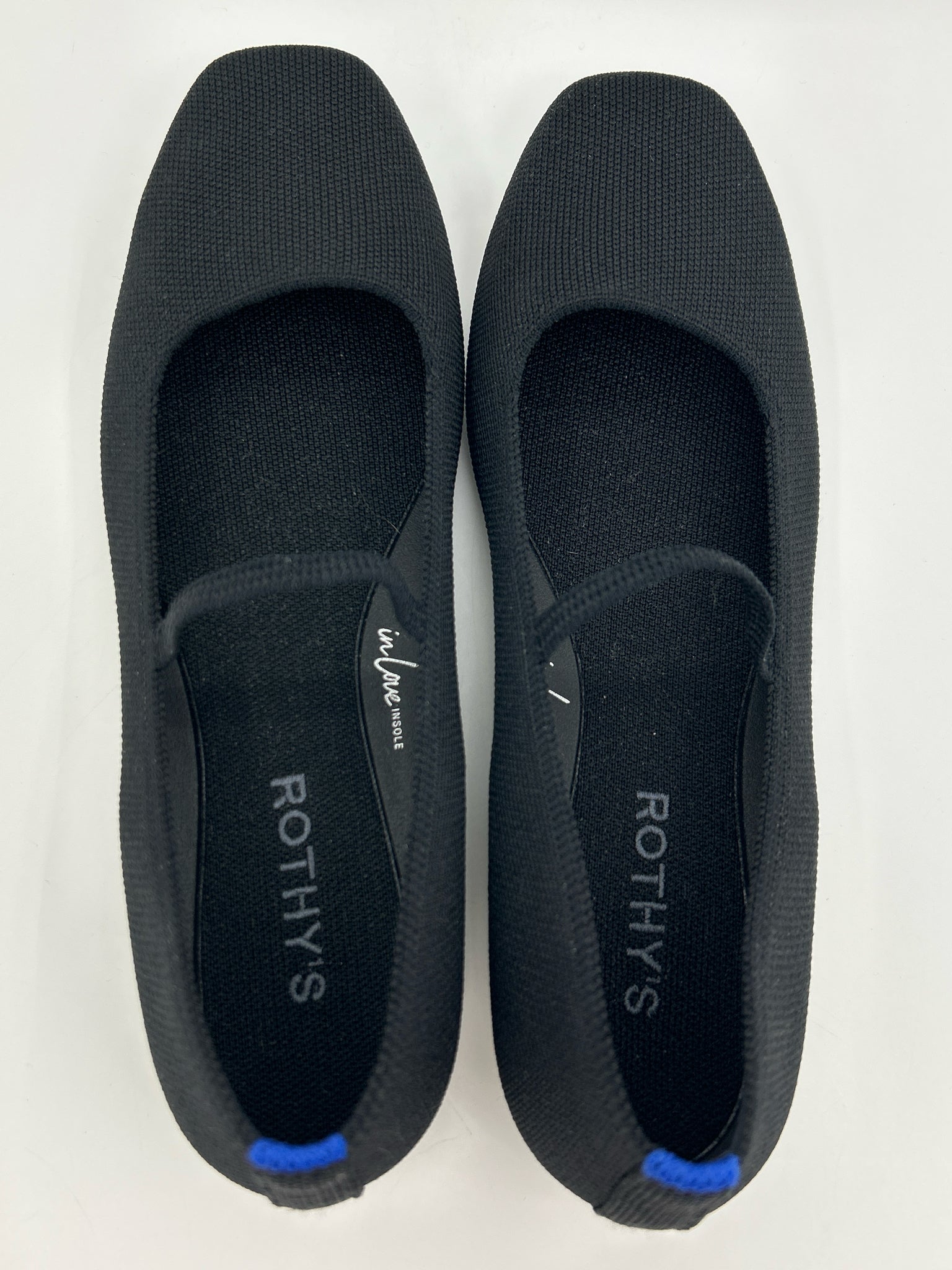 ROTHY'S Size 9.5W Black Women Flats