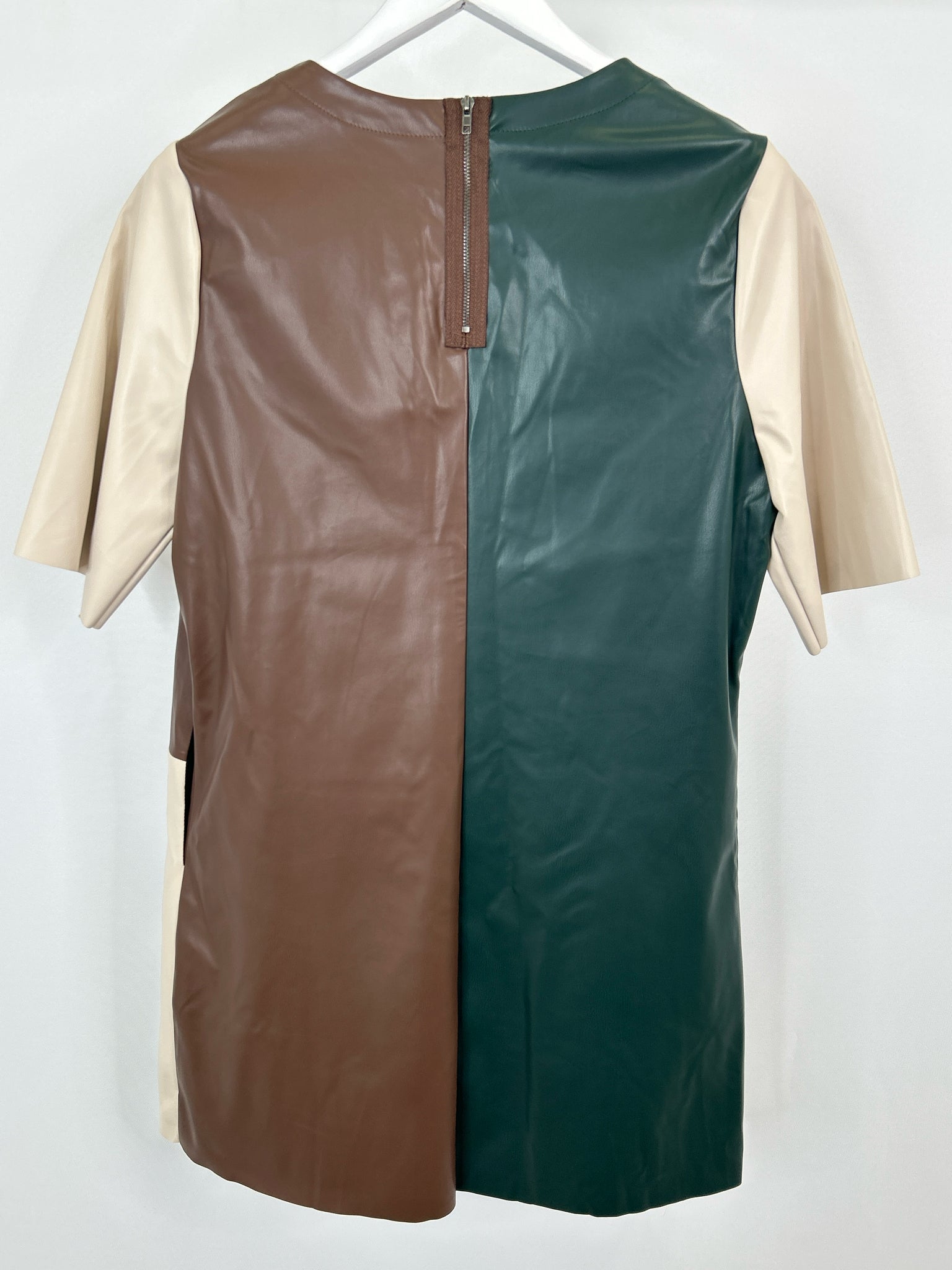 CES FEMME Size M BEIGE AND BROWN Women Dress