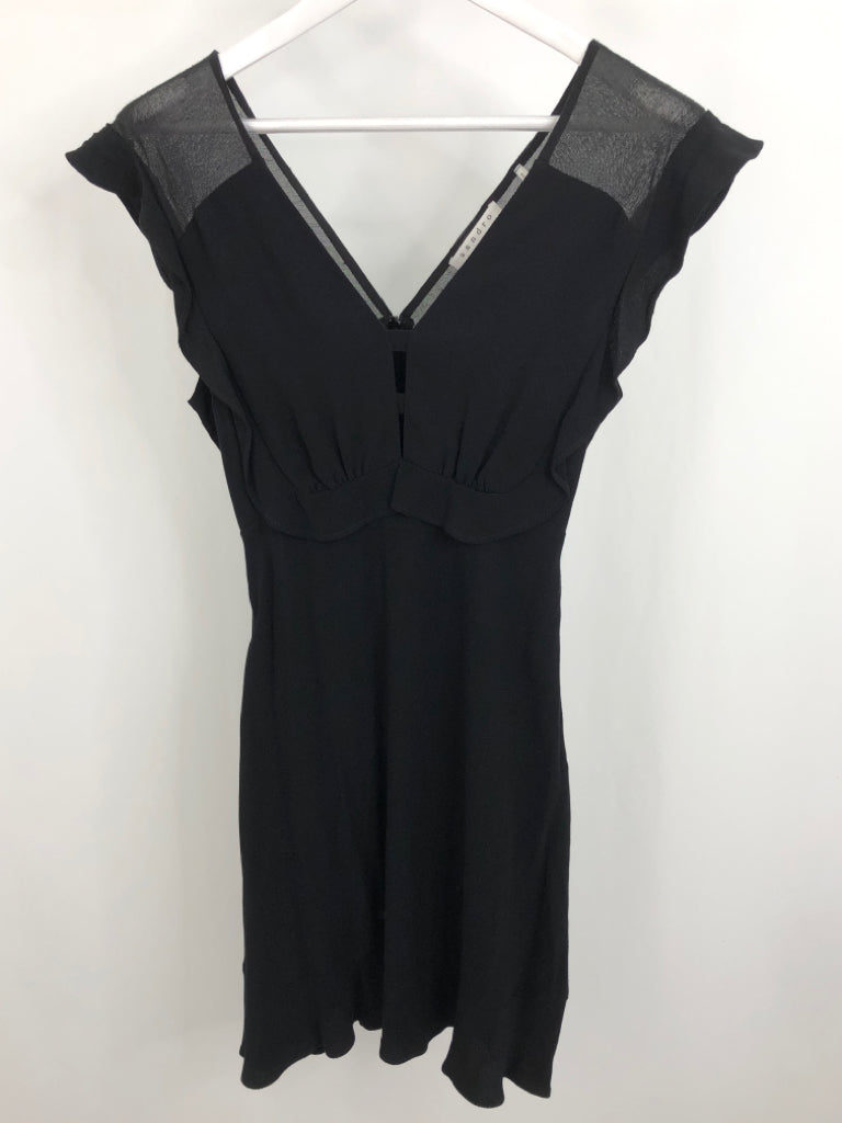SANDRO NWT Women Size 2/4 Black Dress