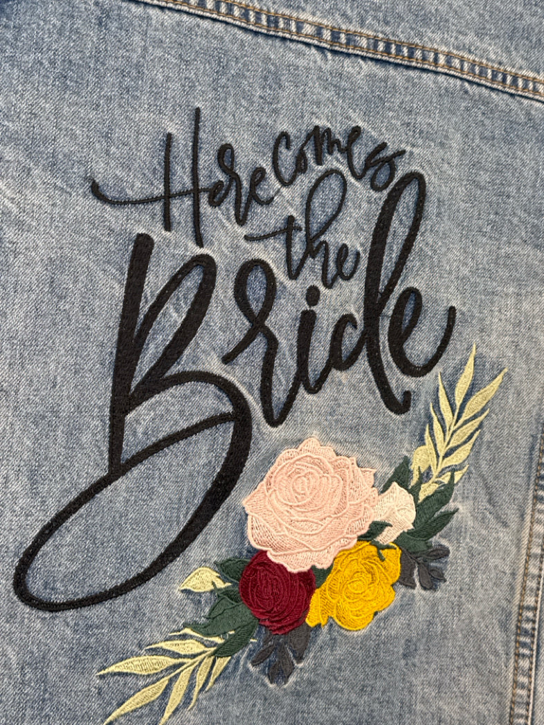 Three Two One Size M BLUE DENIM Women Jacket