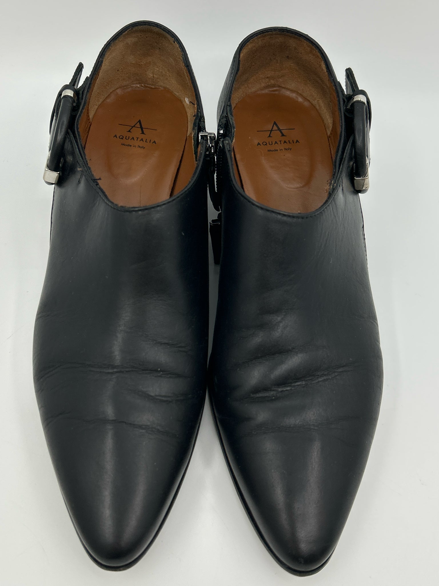 AQUATALIA Size 10 Black Women Booties