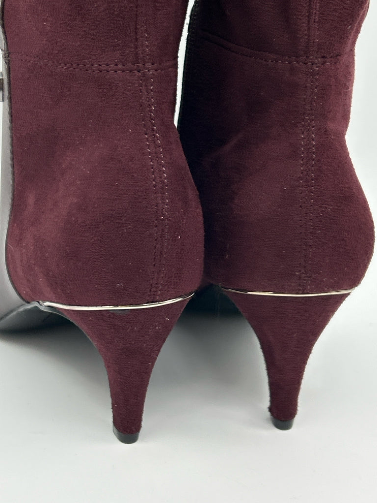 ALFANI Women Size 10M Burgundy Boots