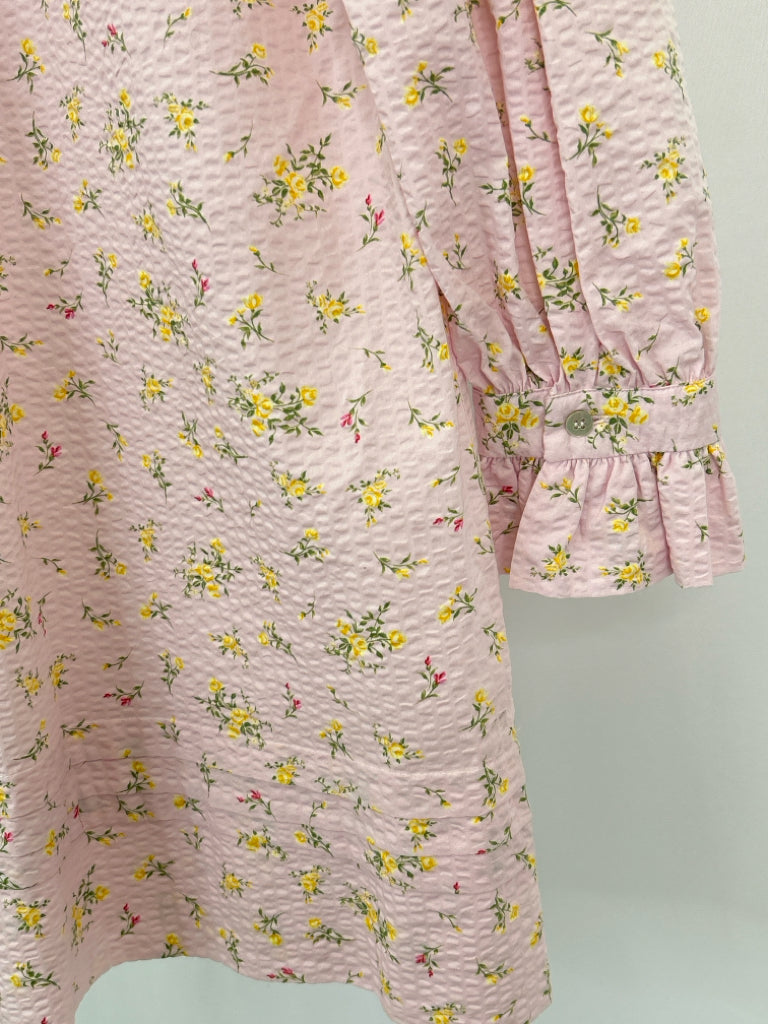 ZARA Size M Pink Print Women's Dress
