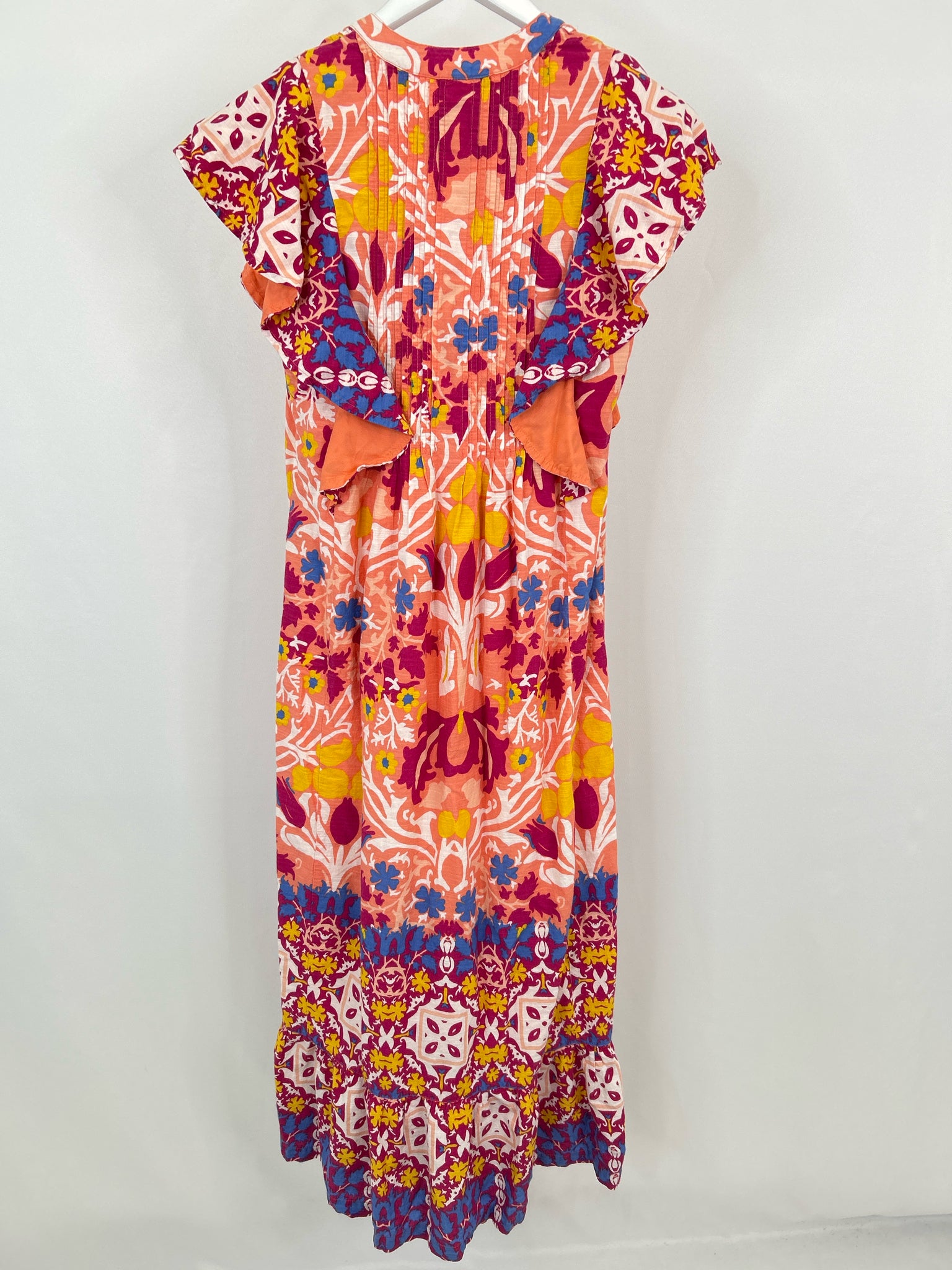 MAEVE Size XS Coral Print Women Dress