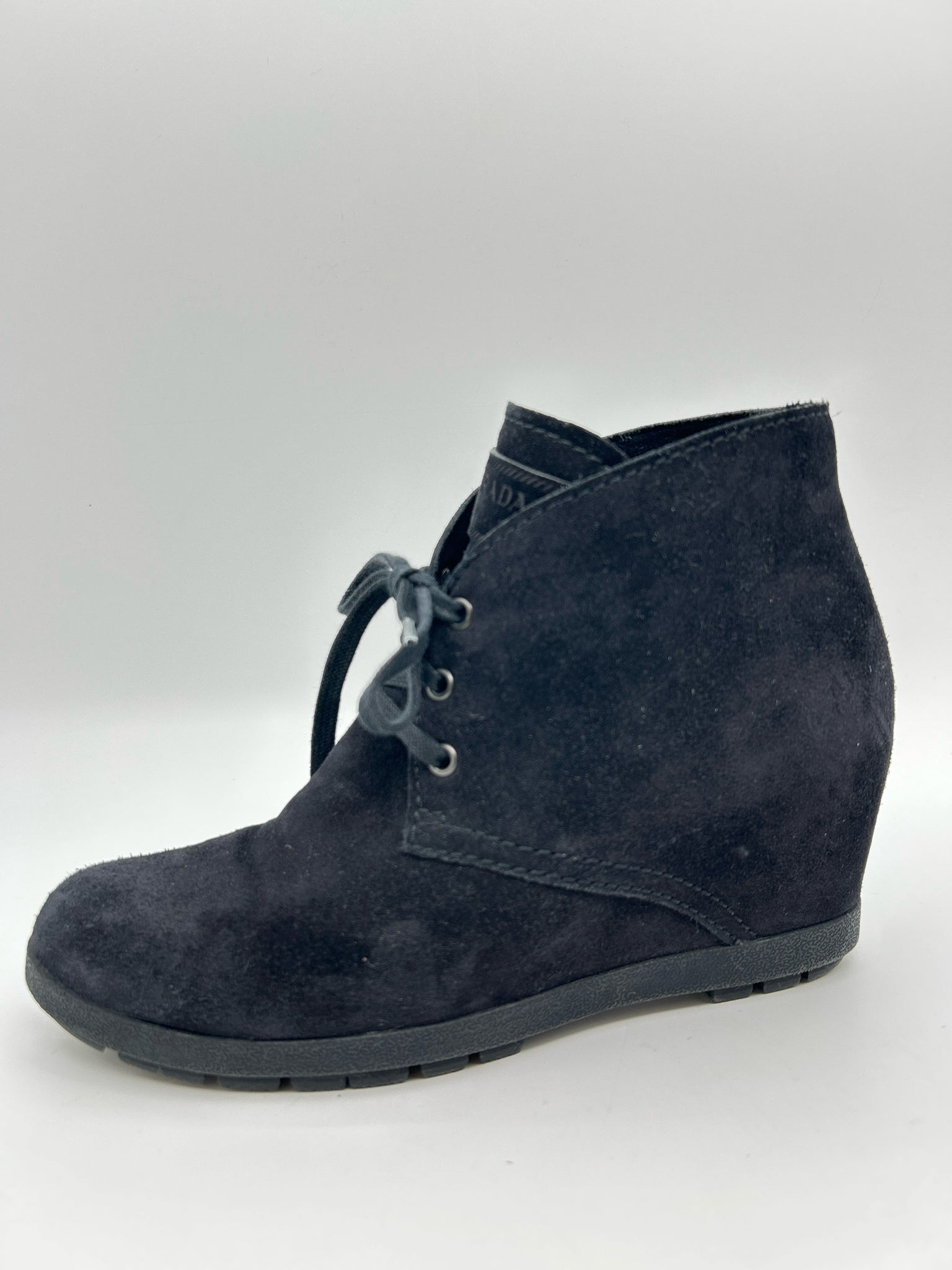 PRADA Size 39.5 Black Women Booties