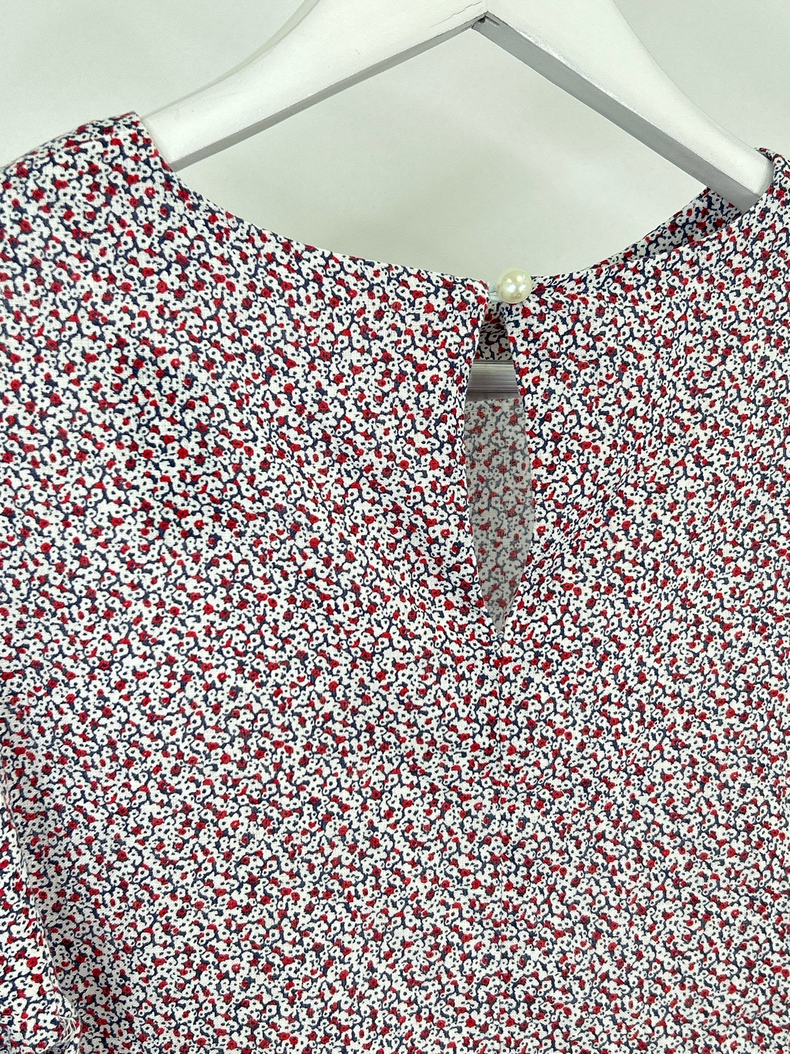BURU Size XS RED & BLUE Women Top