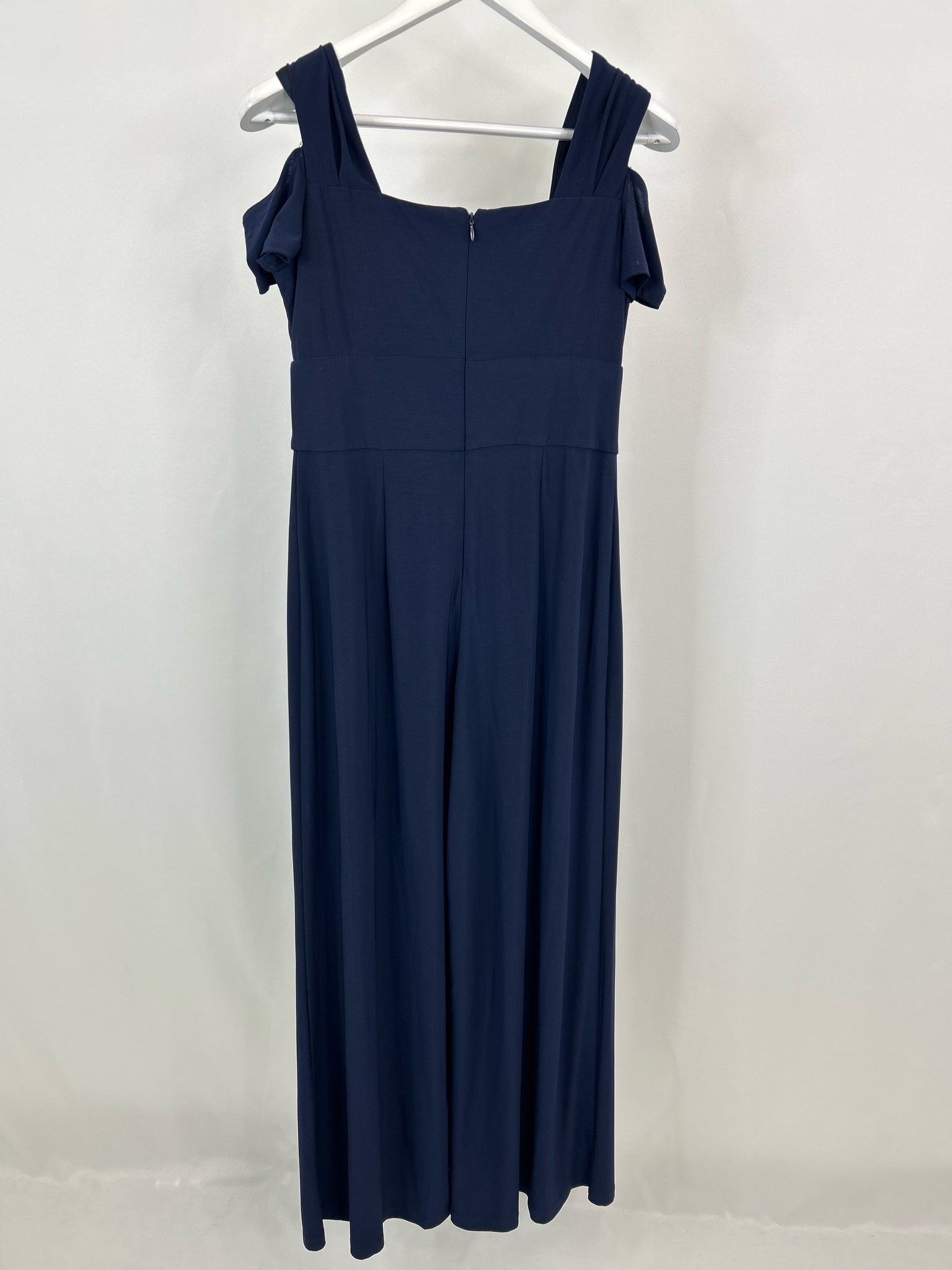 R & M RICHARDS Size 8 Navy Women Jumpsuit
