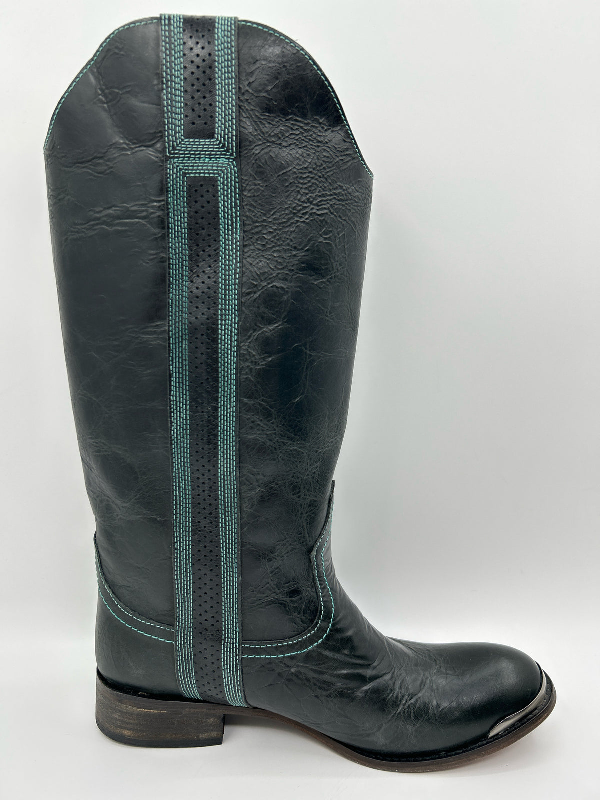 LUCCHESE Size 9B Black Women Boots