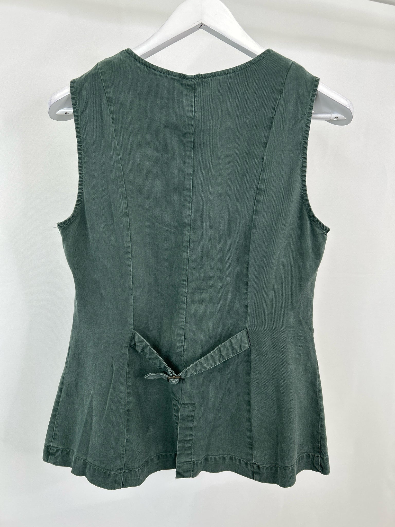 YOUNG FABULOUS & BROKE Size M Green Women Vest NWT
