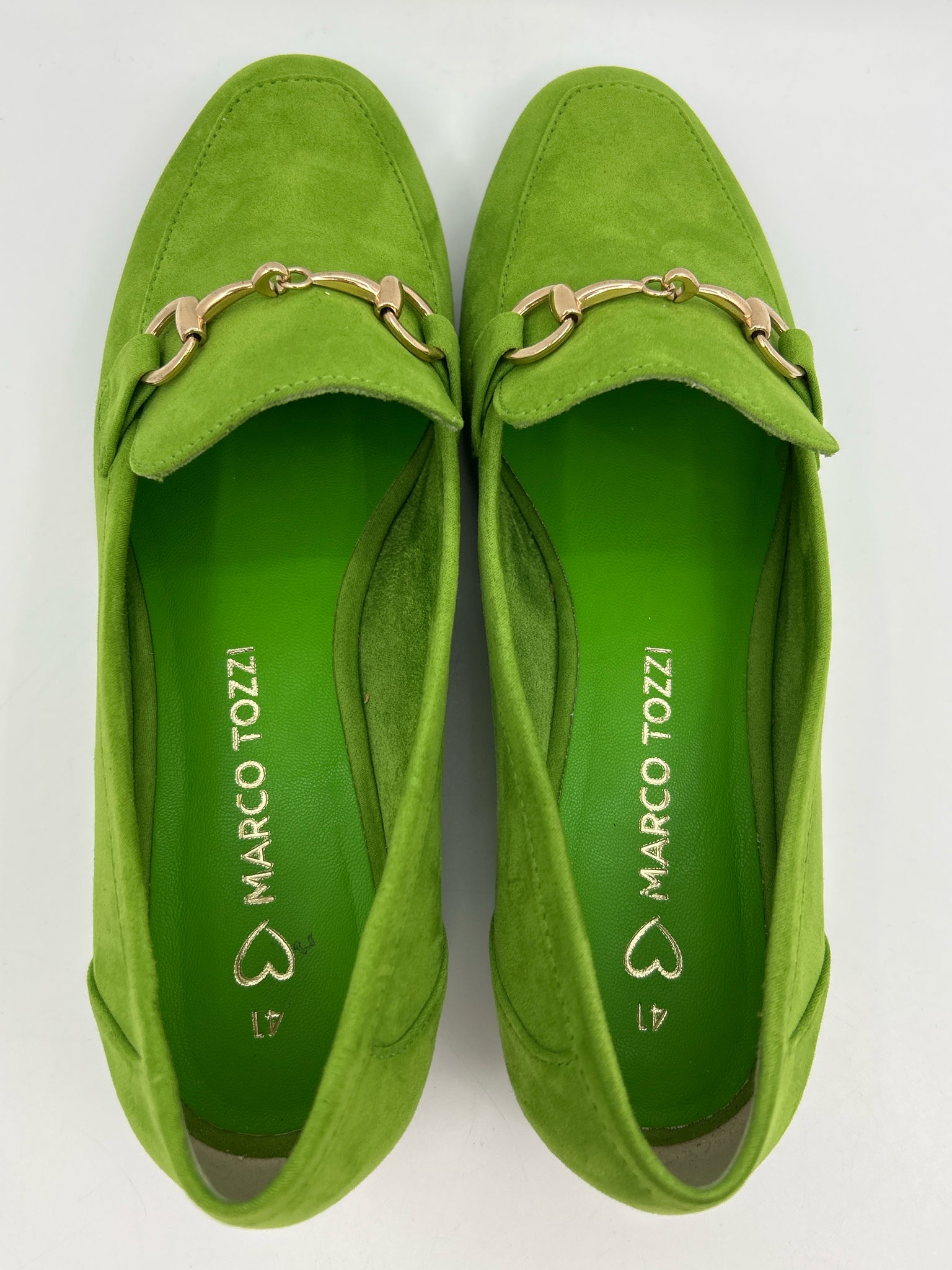 MARCO TOZZI Size 41/US 10 Green Women Loafer