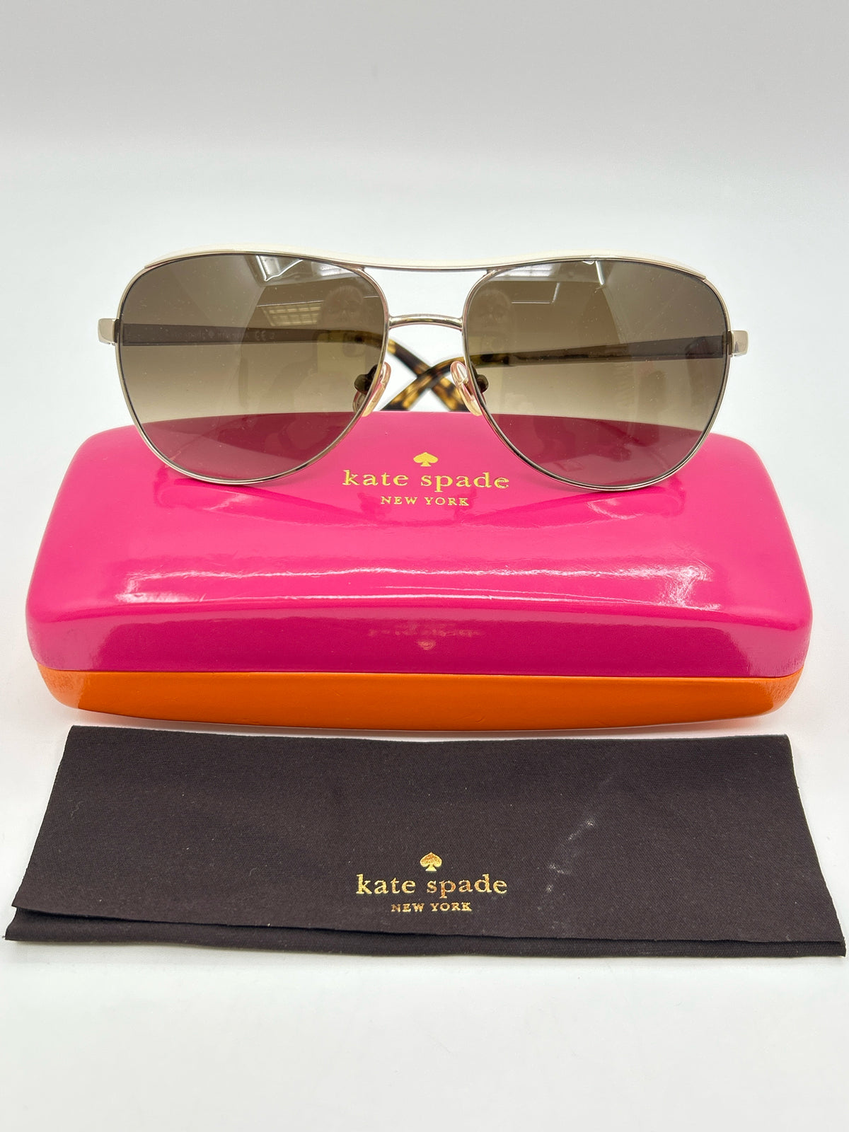 KATE SPADE Gold Sunglasses