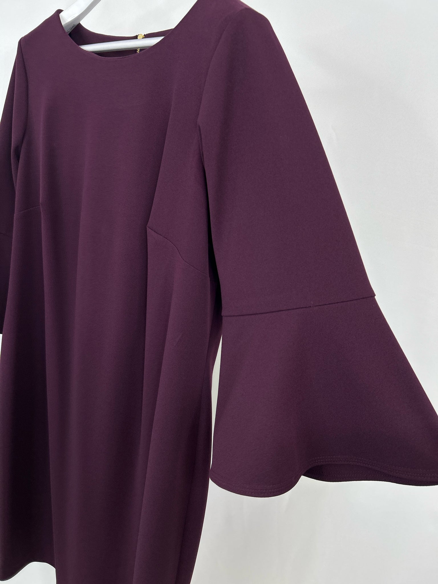 CALVIN KLEIN Size 16W Plum Women's Dress