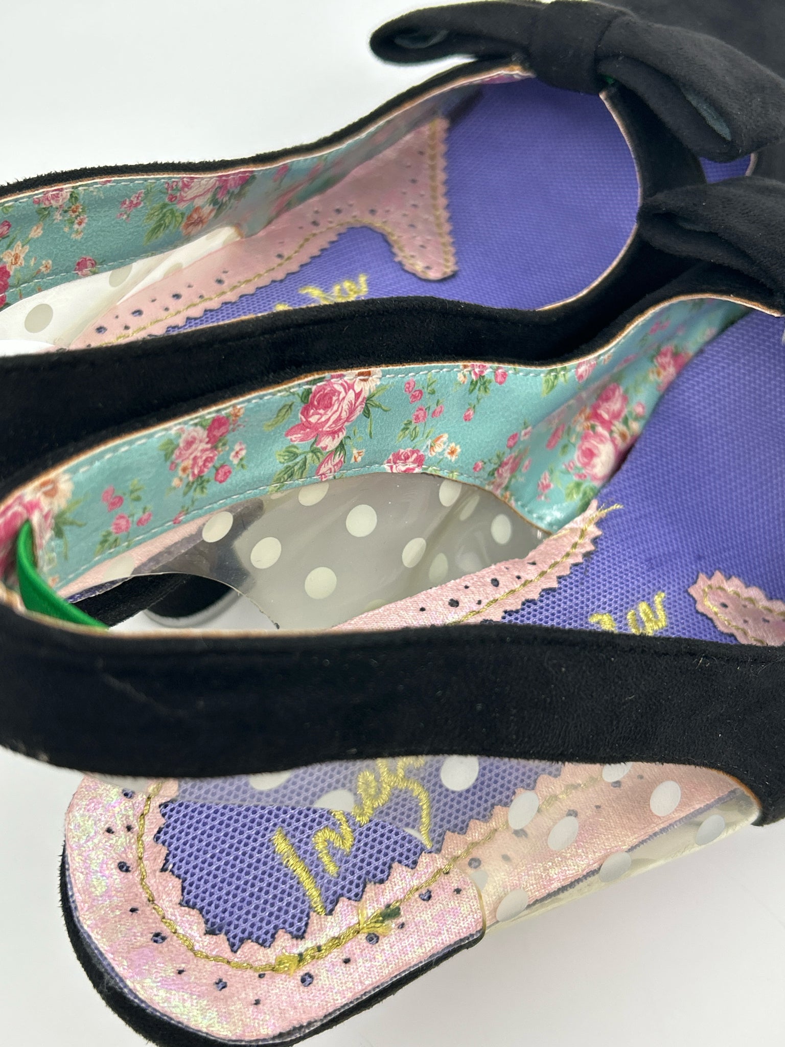 IRREGULAR CHOICE Size 43 Black Women Pumps