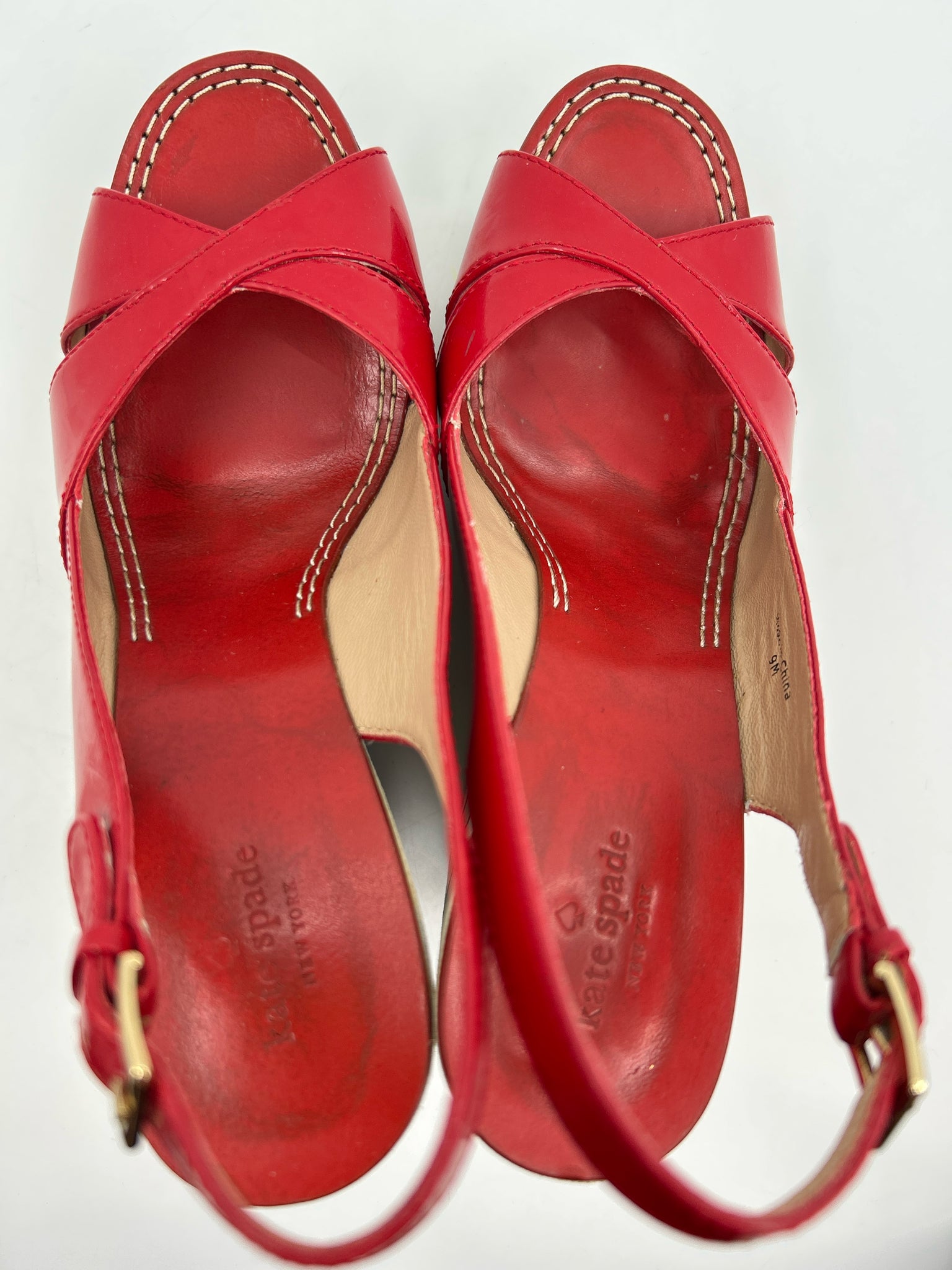 KATE SPADE Size 9M Red Women Sandal