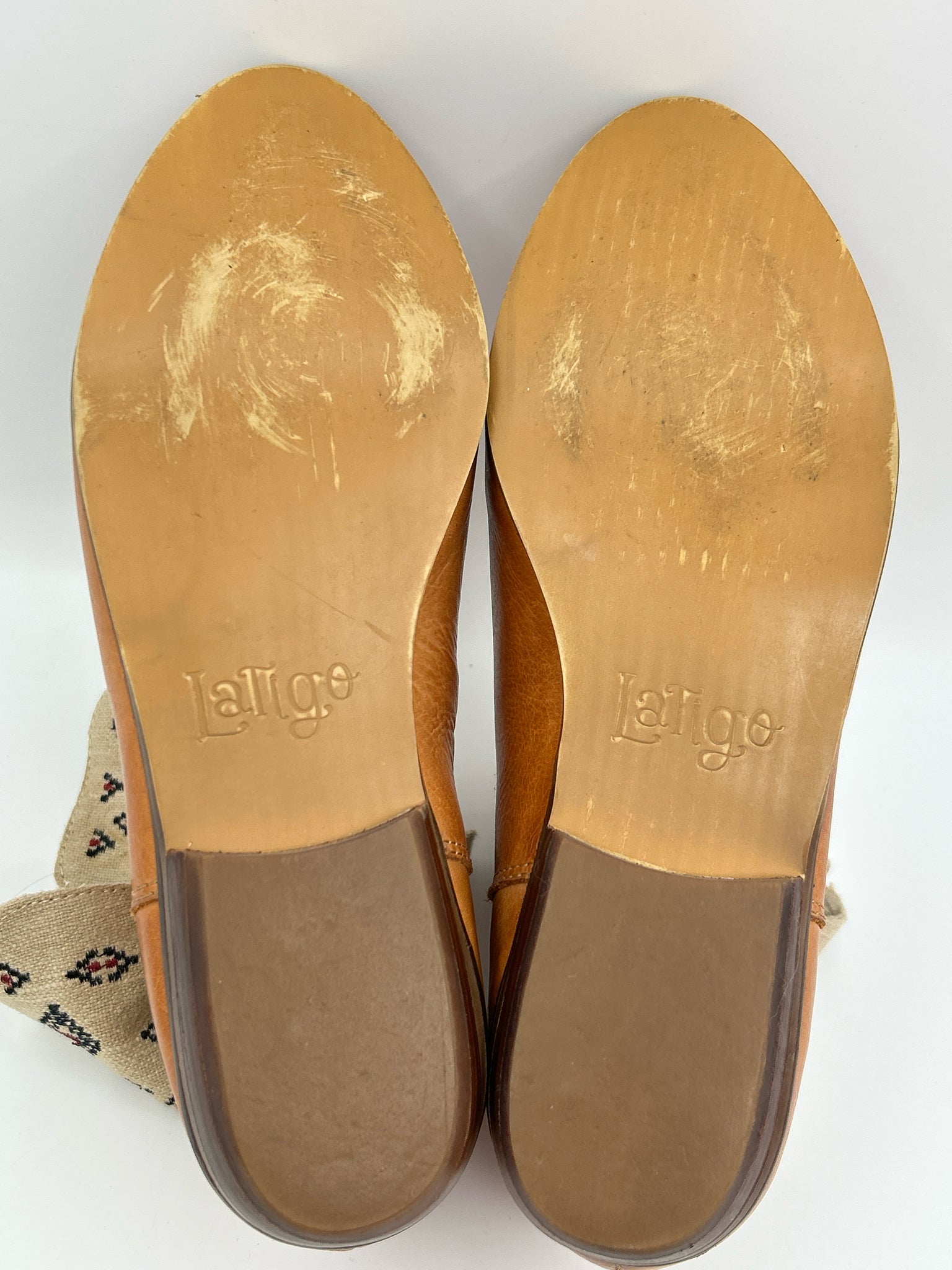 LATIGO Size 8.5M Tan Women Booties